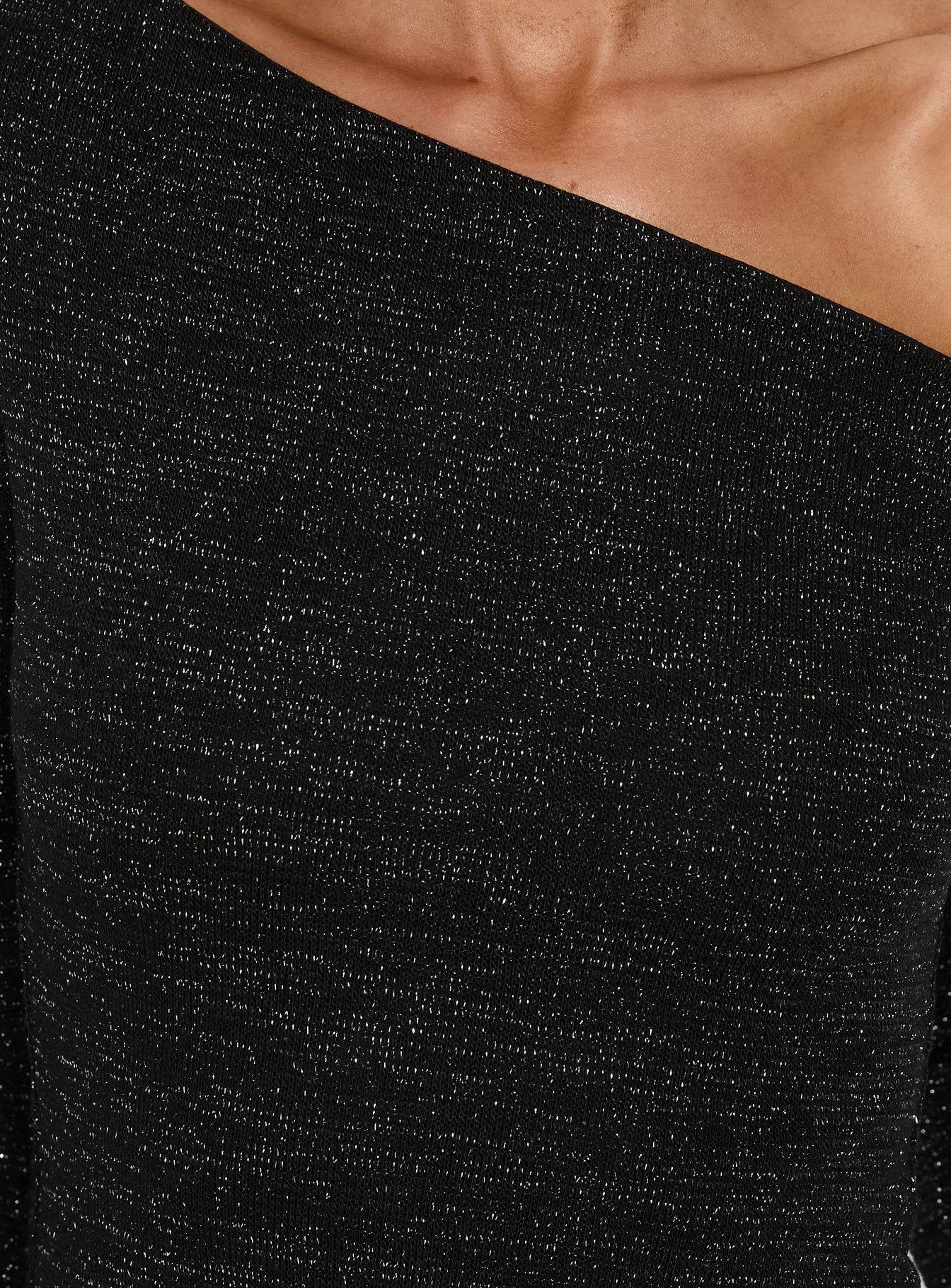 Adrietta Long Sleeve Off Shoulder Mini Dress Black - Image 5
