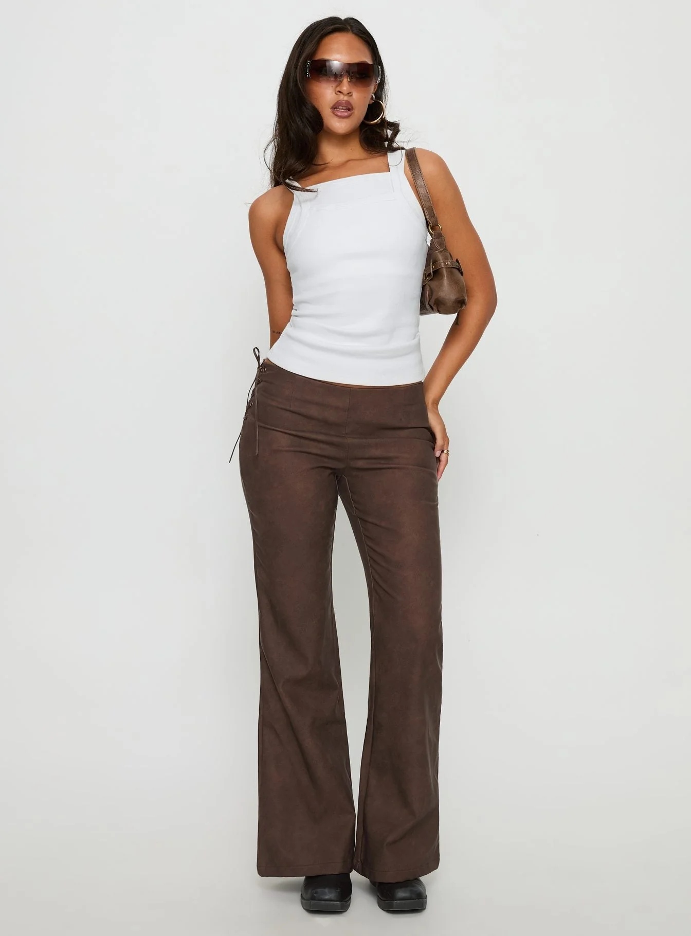 Aglaia Layered Cami Top White - Image 3