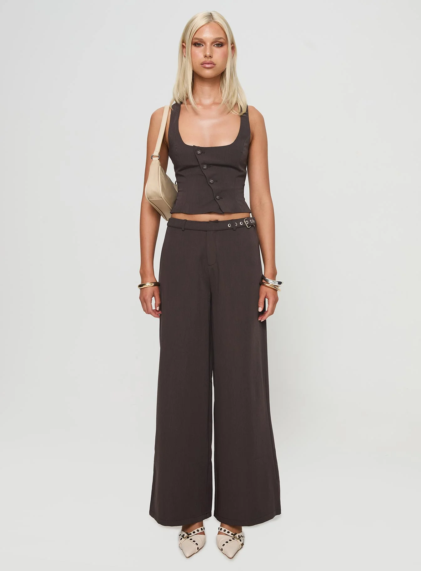 Airi Top Brown Petite - Image 7