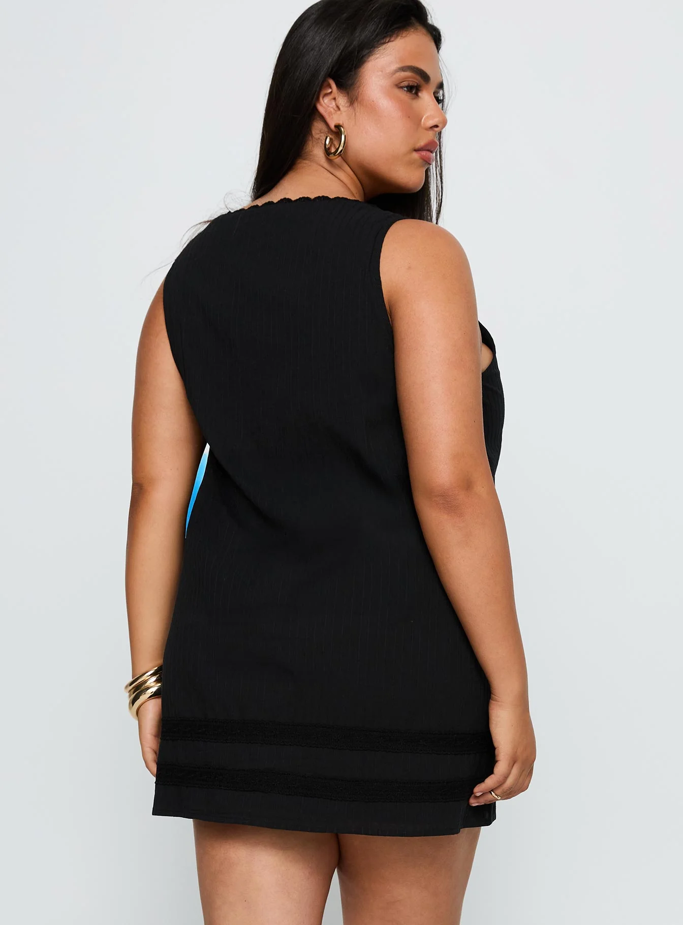 Alanah Mini Dress Black Curve - Image 4