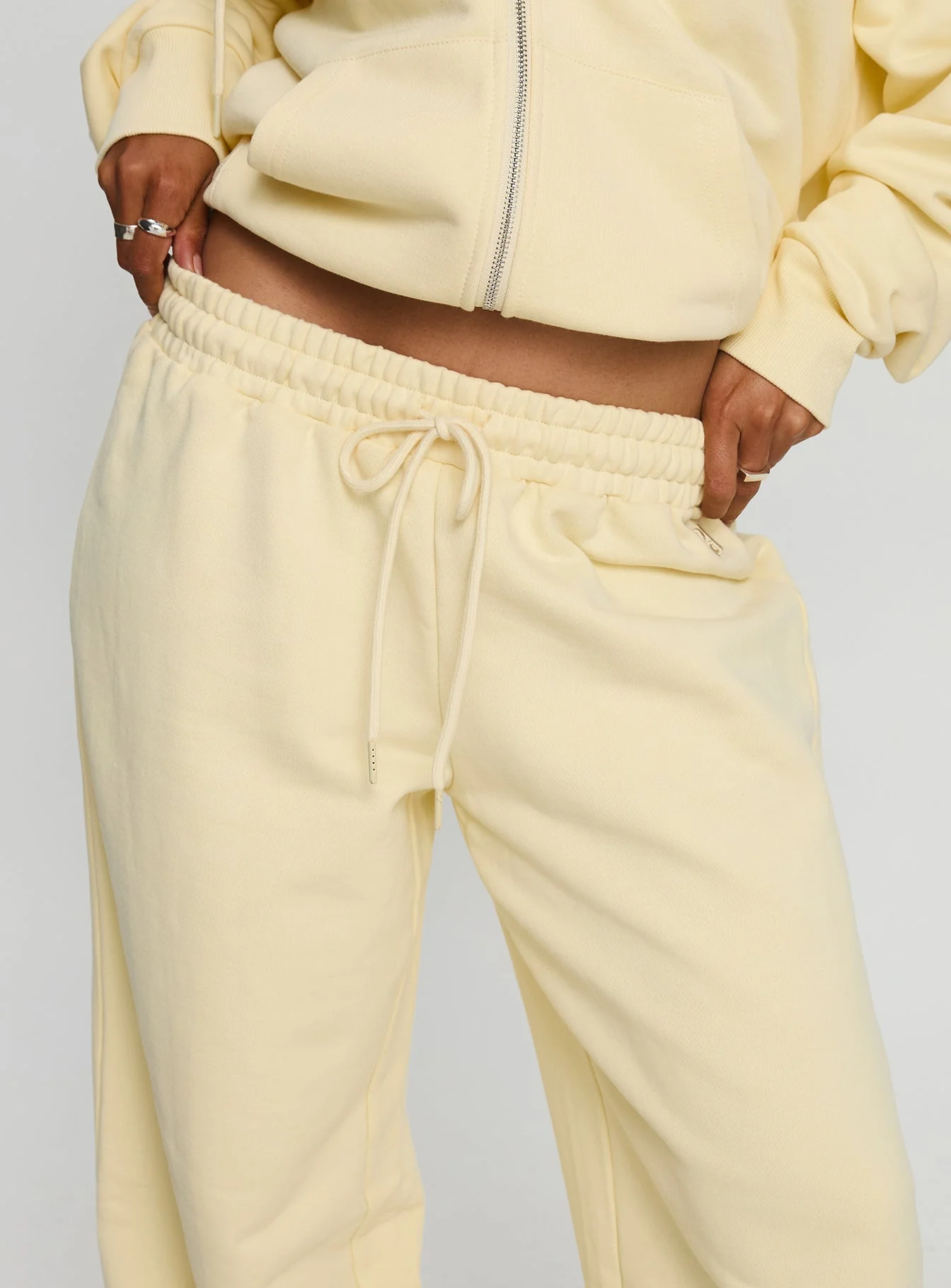 All Day Straight Leg Sweatpants Butter Yellow - Image 6