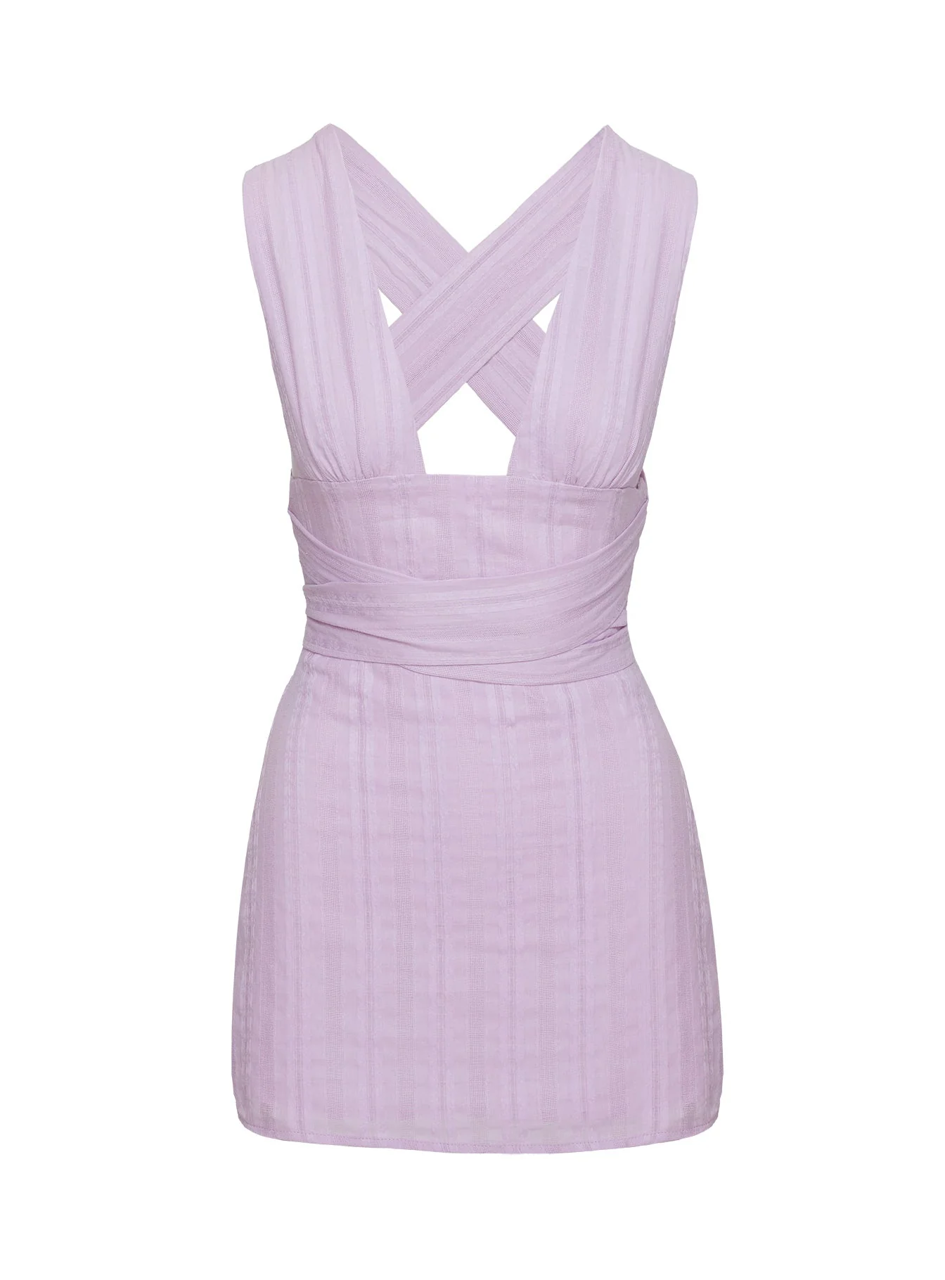 Alsace Mini Dress Lilac - Image 7