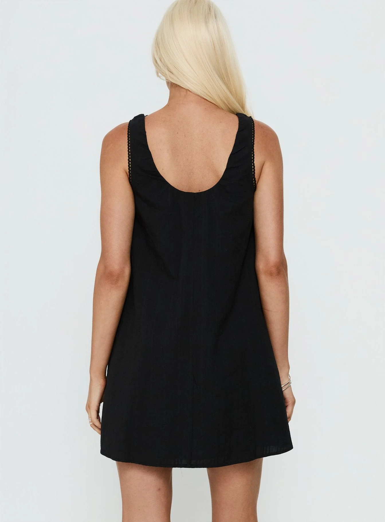 Antiquity Swing Mini Dress Black - Image 5