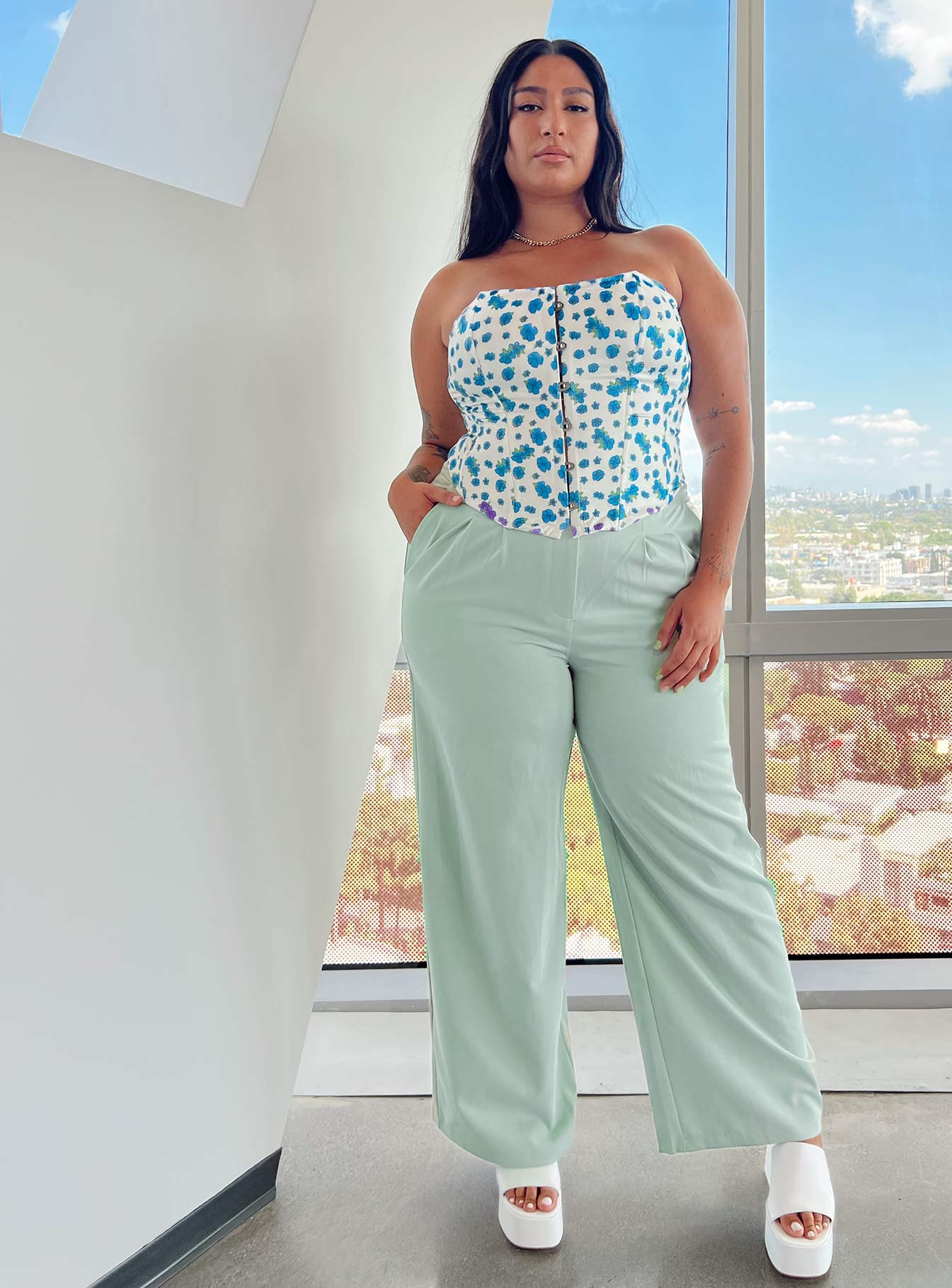 Archer Pants Green Curve - Image 3
