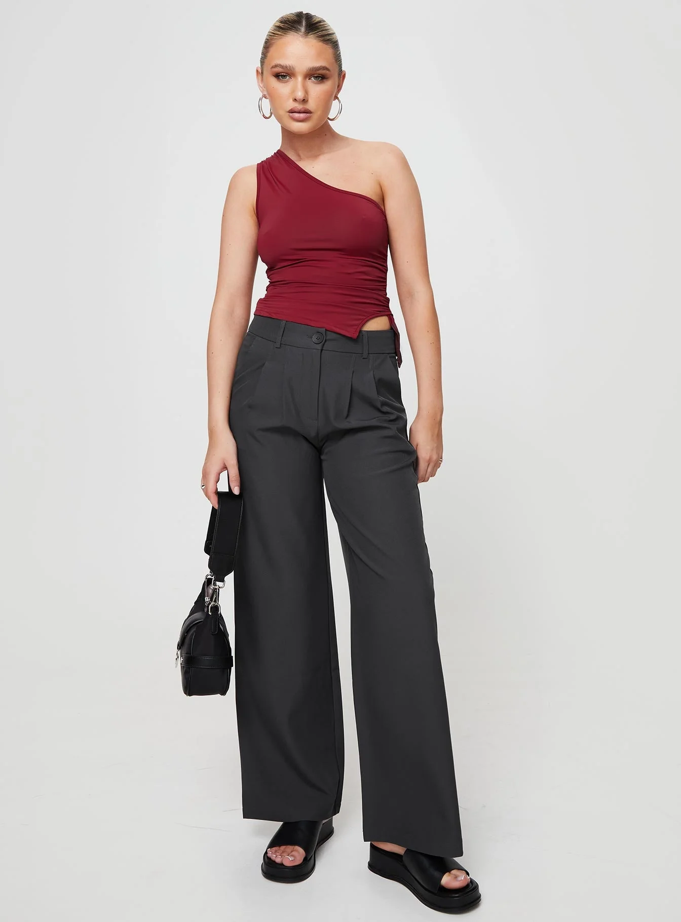 Archie Low Rise Pants Slate - Image 3