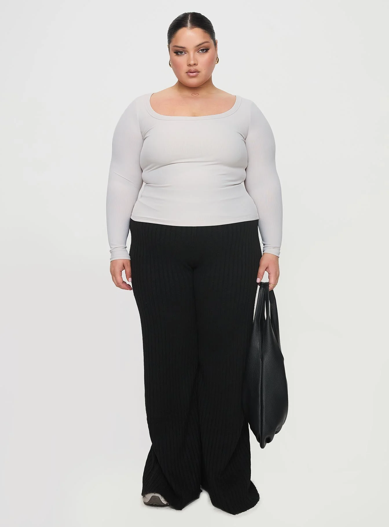 Arthie Long Sleeve Top Grey Curve - Image 6