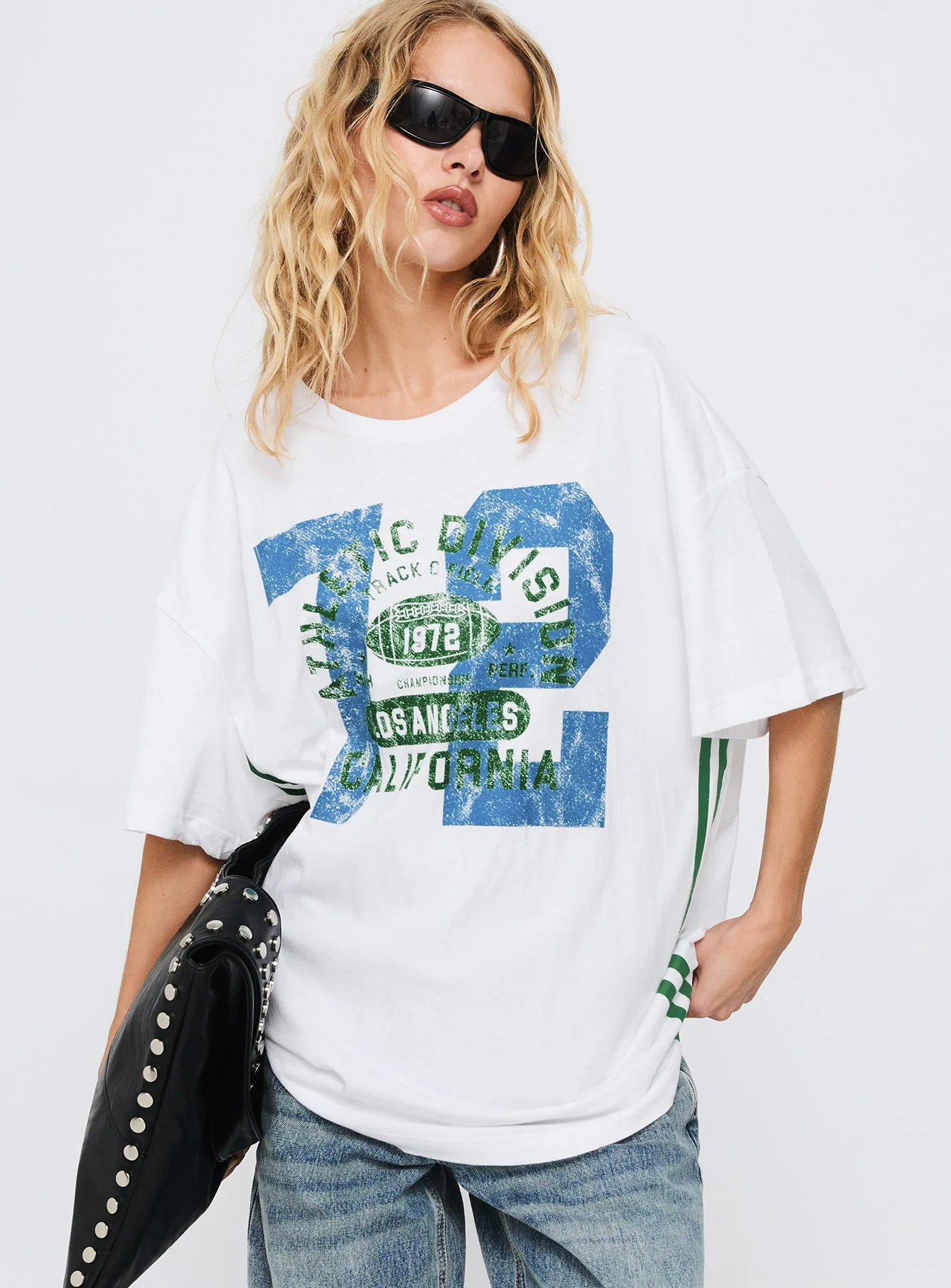 Athletic Division Graphic Top White - Image 2