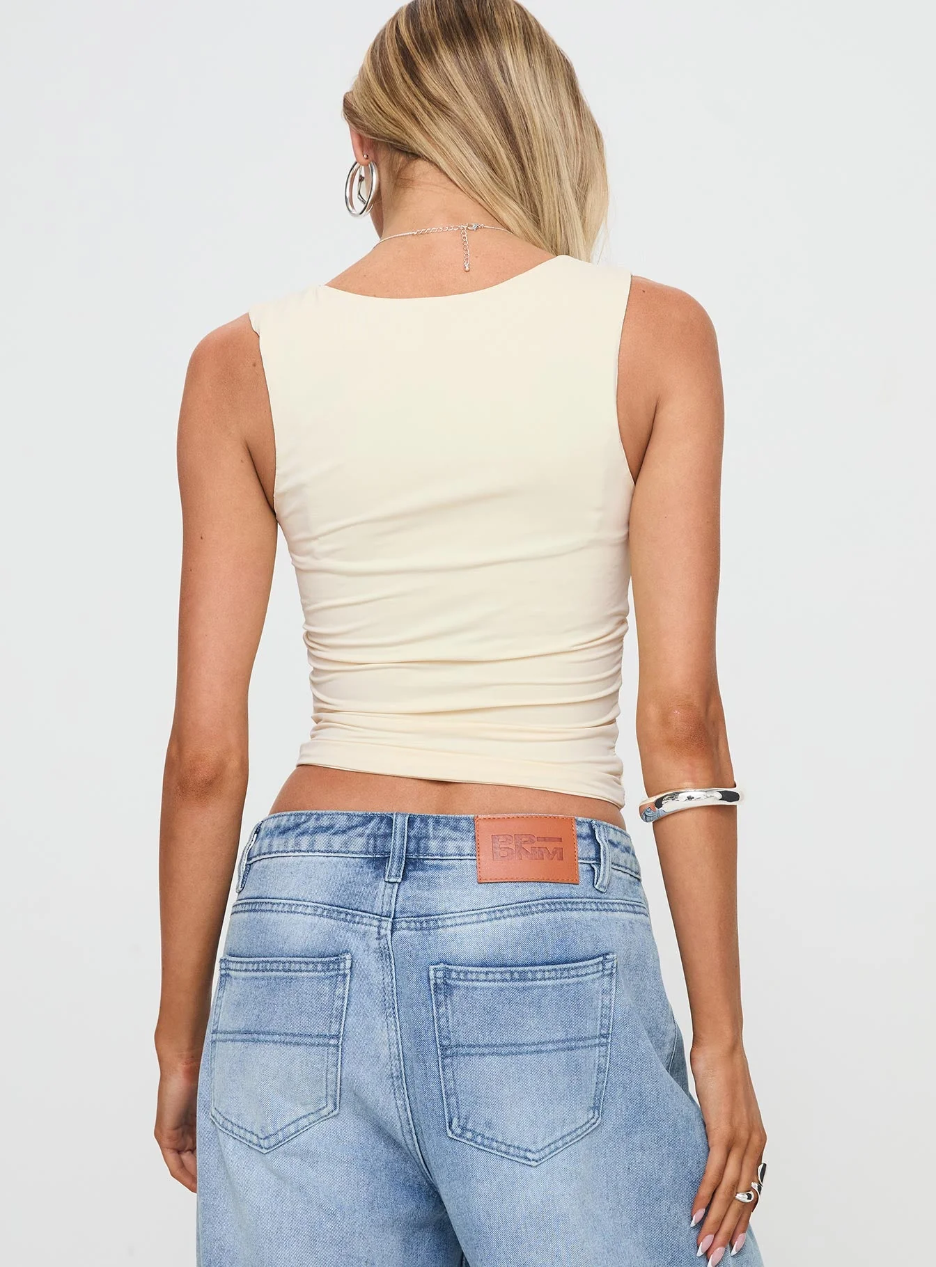 Back In Time Top Cream / Blue - Image 5