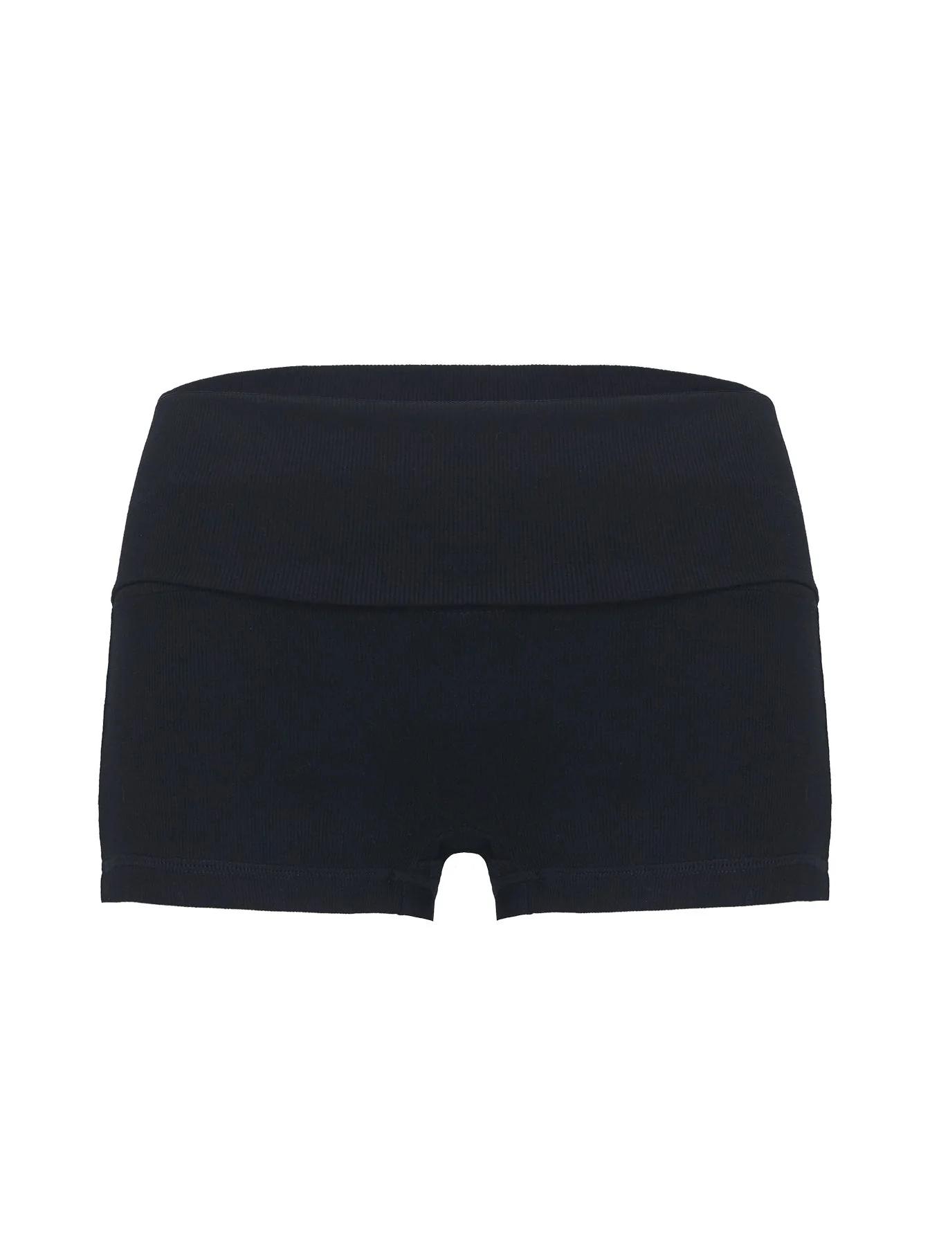 Baseline Low Rise Rib Shorts Black - Image 8