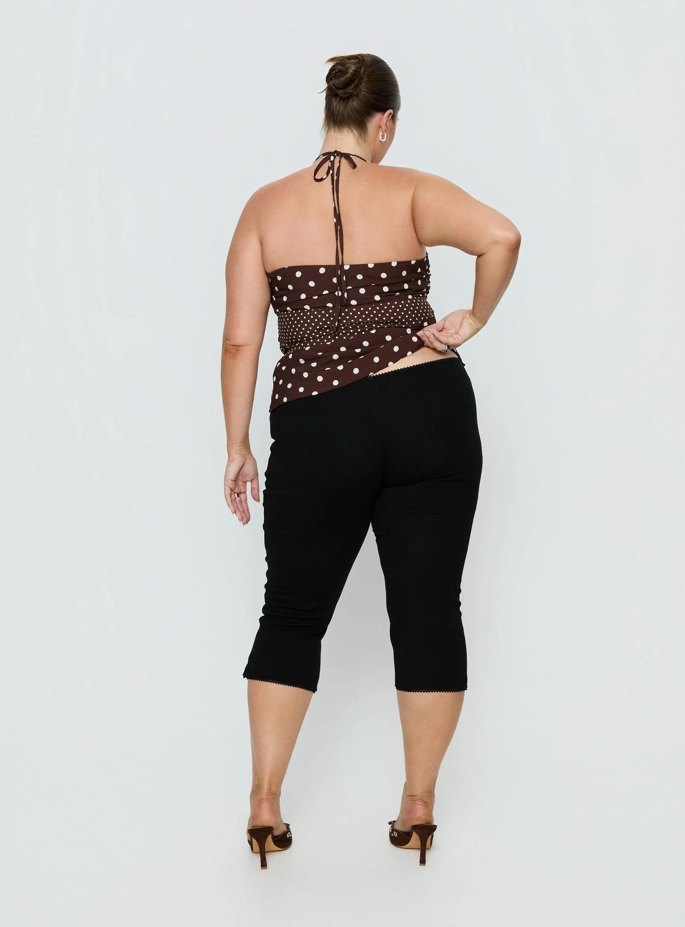 Baseline Rib Capri Pants Black Curve - Image 5