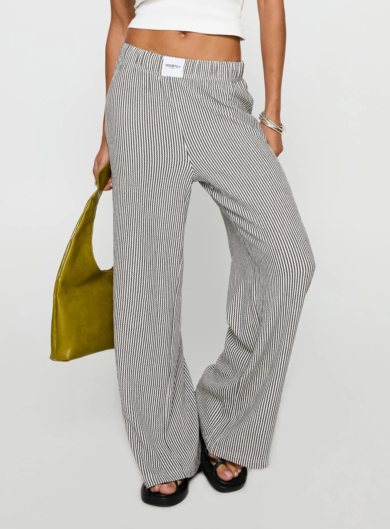 Beach House Pants Black / White Stripe - Image 2
