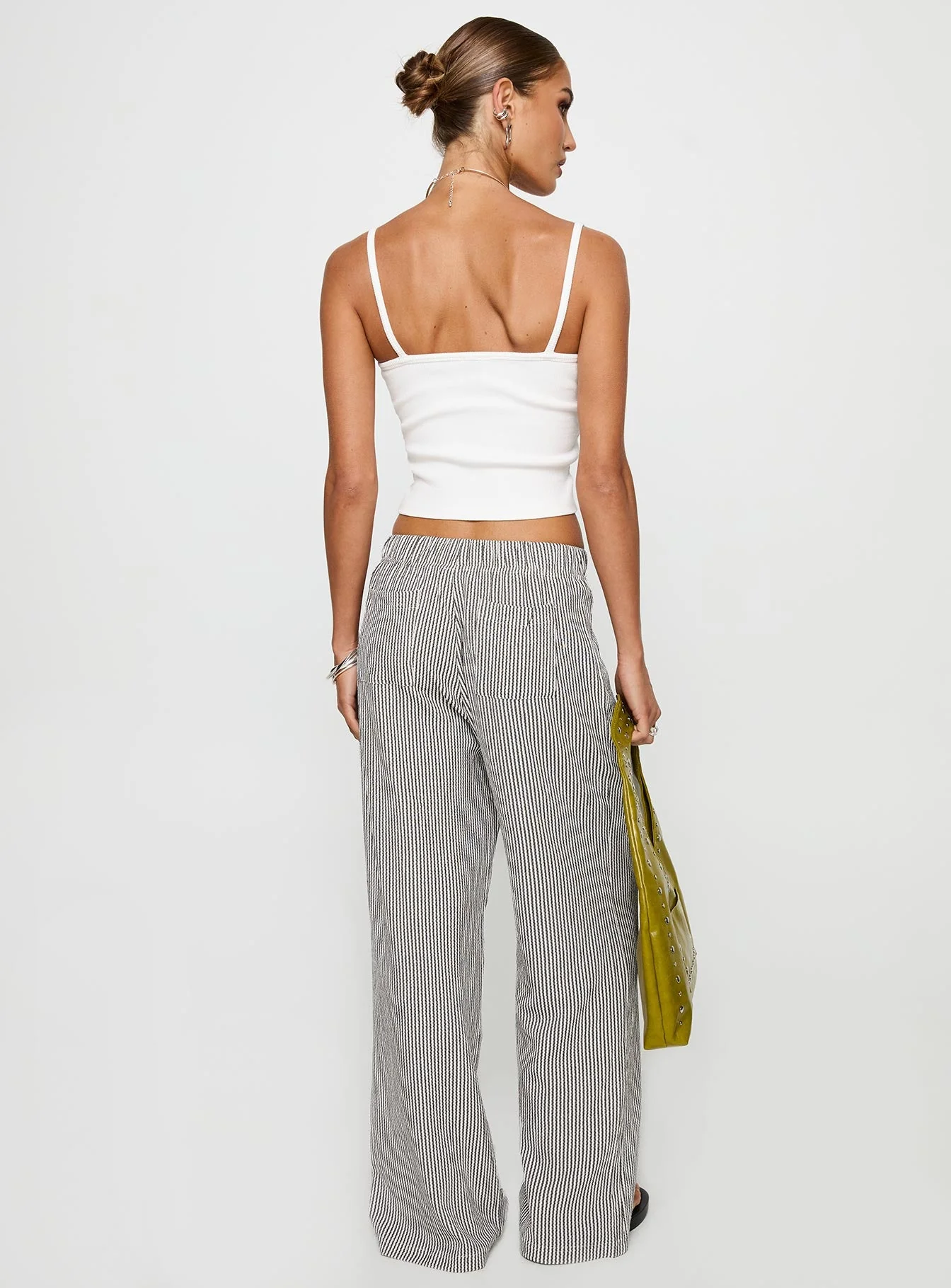 Beach House Pants Black / White Stripe - Image 5