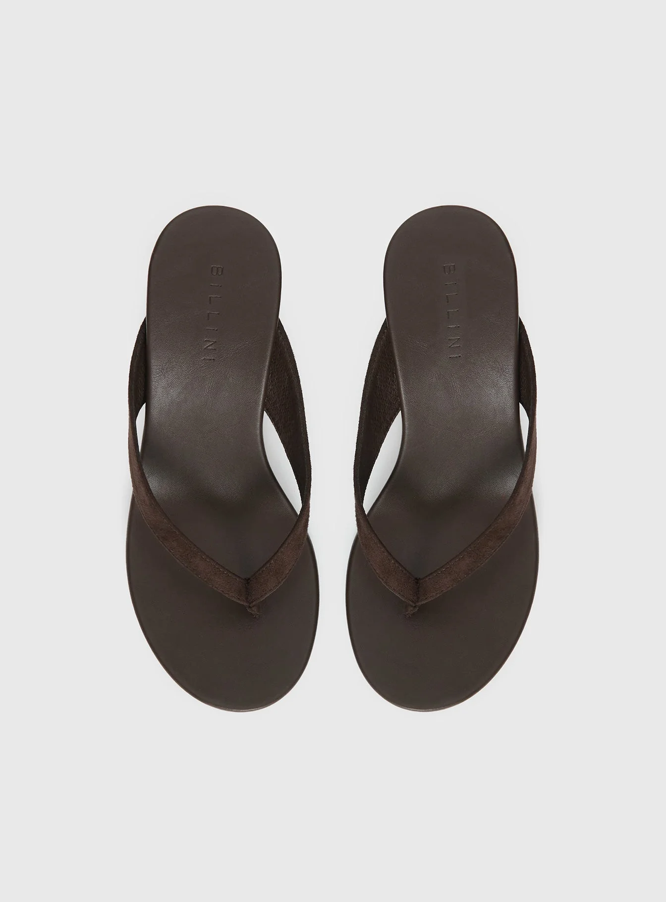 Billini Ravyn Heels Dark Cacao Faux Suede - Image 5
