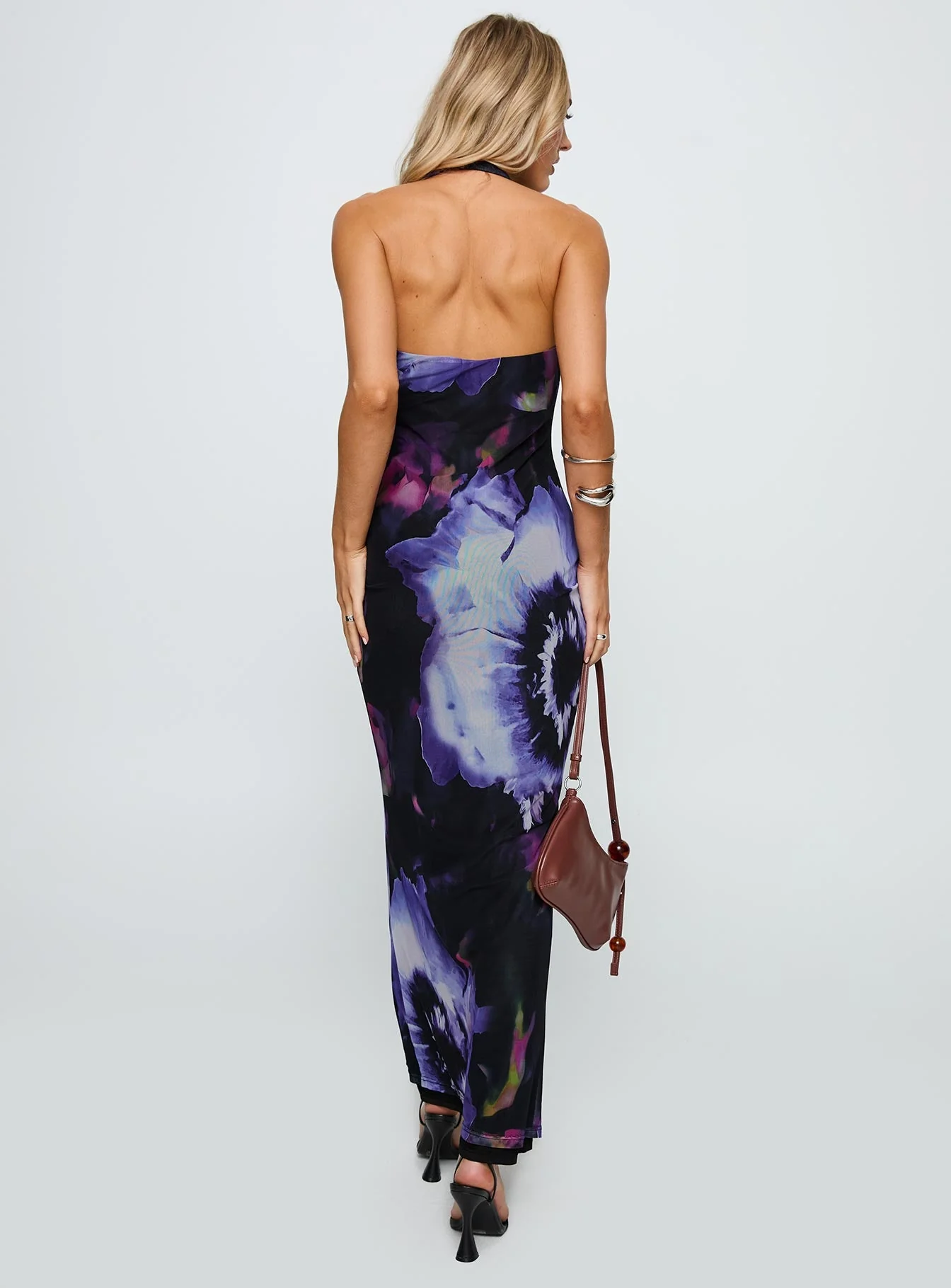 Bittersuite Cowl Maxi Dress Black - Image 5
