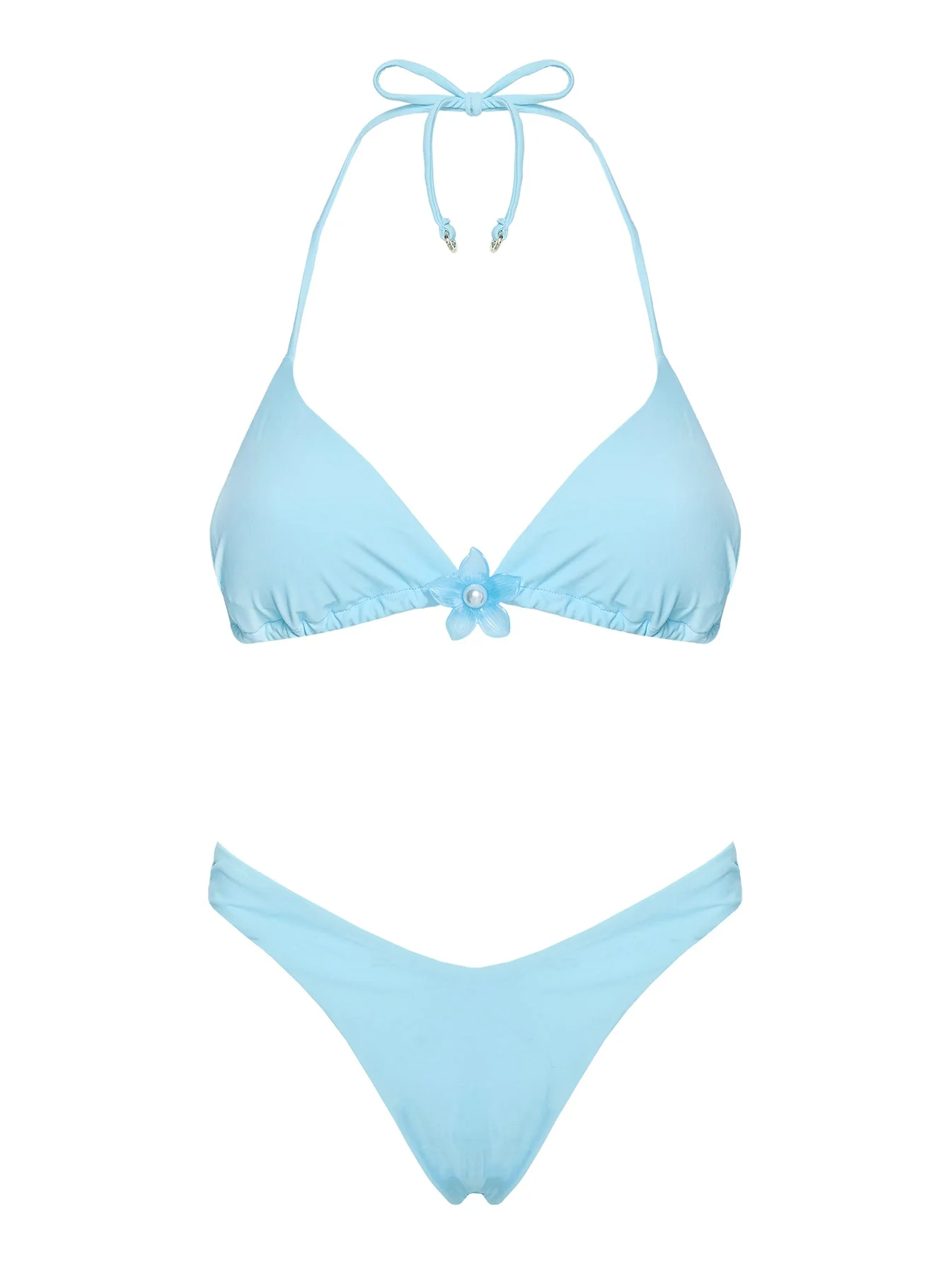Calbira Cheeky Bikini Bottoms Blue - Image 5