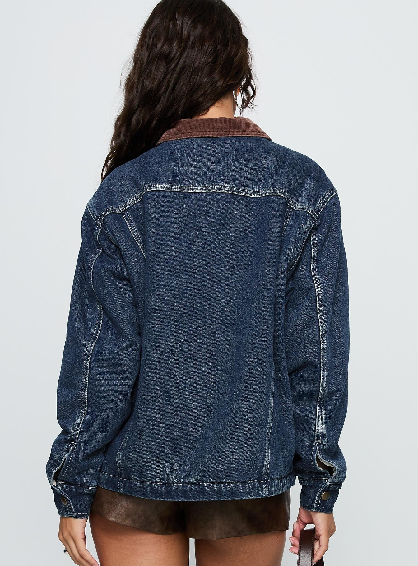 Counterpart Pocket Front Denim Jacket Blue - Image 5