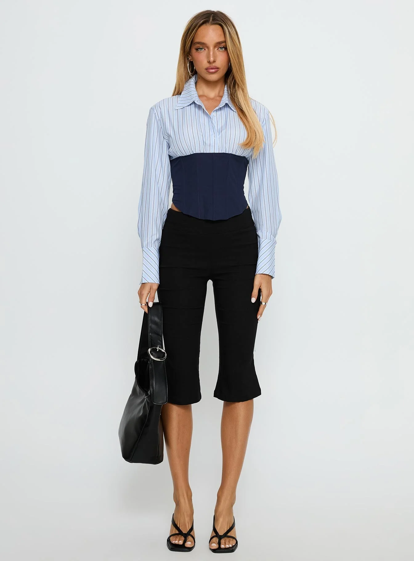 Darvell Corset Shirt Blue - Image 7