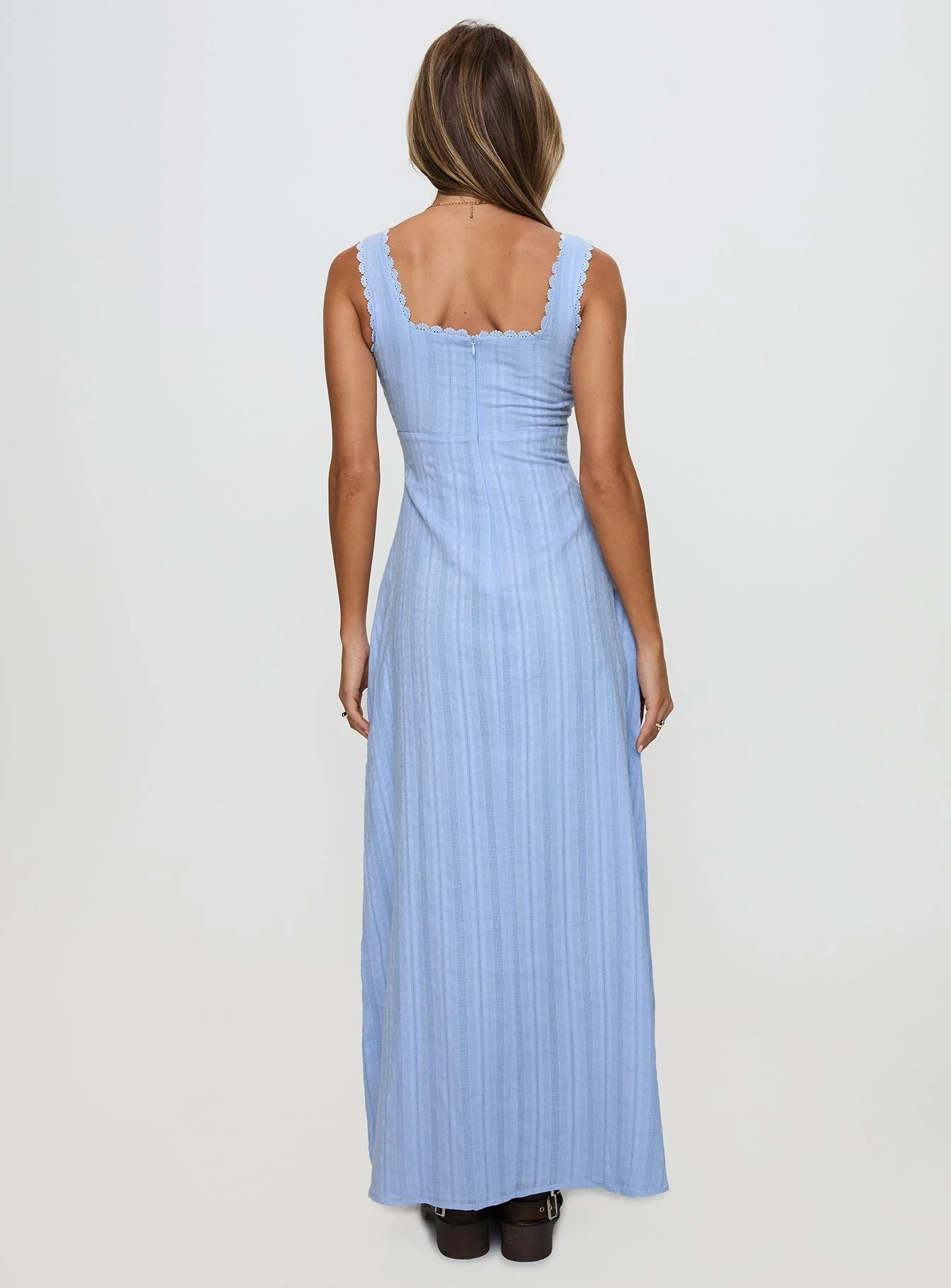 Dasha Maxi Dress Blue - Image 5