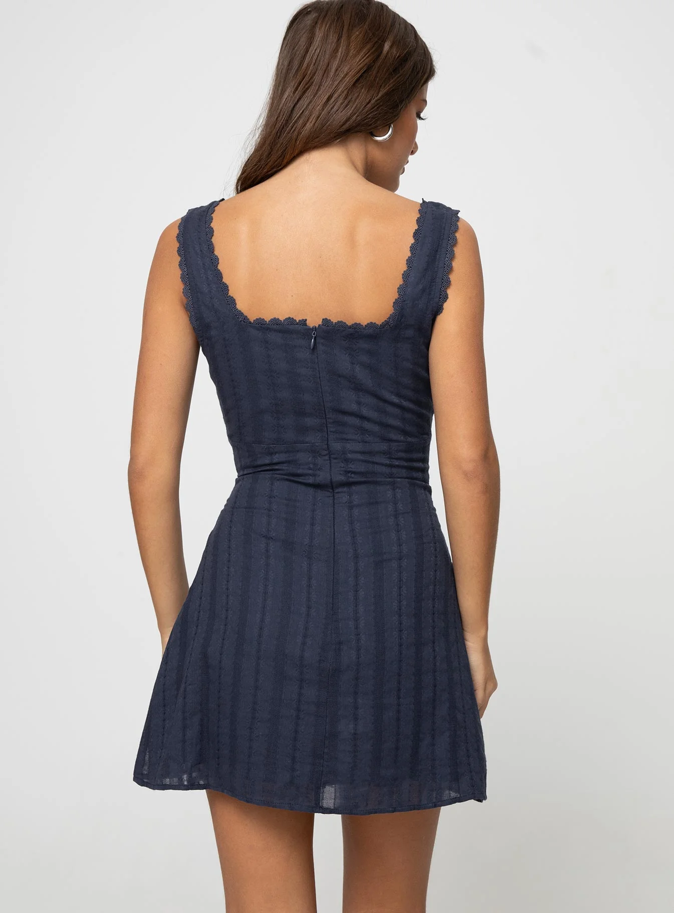 Dasha Mini Dress Navy - Image 5