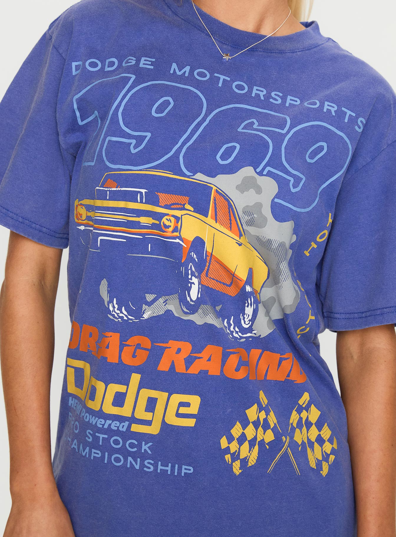 Dodge 1969 Oversized Graphic Top Blue - Image 6