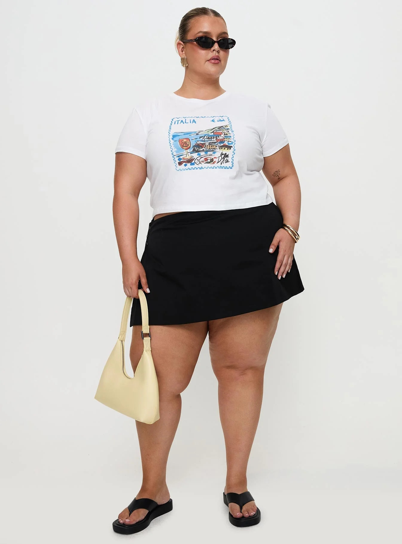 Edenia Tee White Curve - Image 3