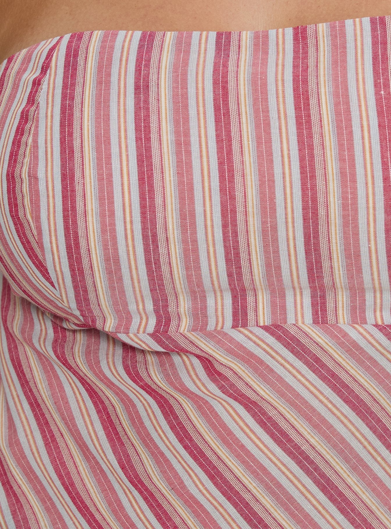 Elery Strapless Top Pink Stripe Curve - Image 6