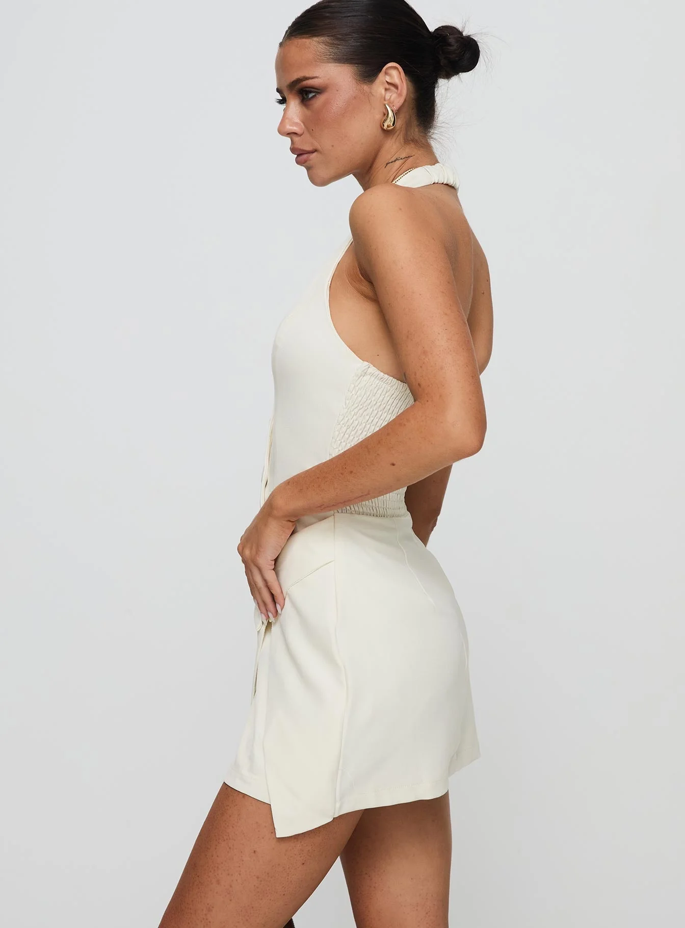 Elodia Playsuit Beige - Image 4