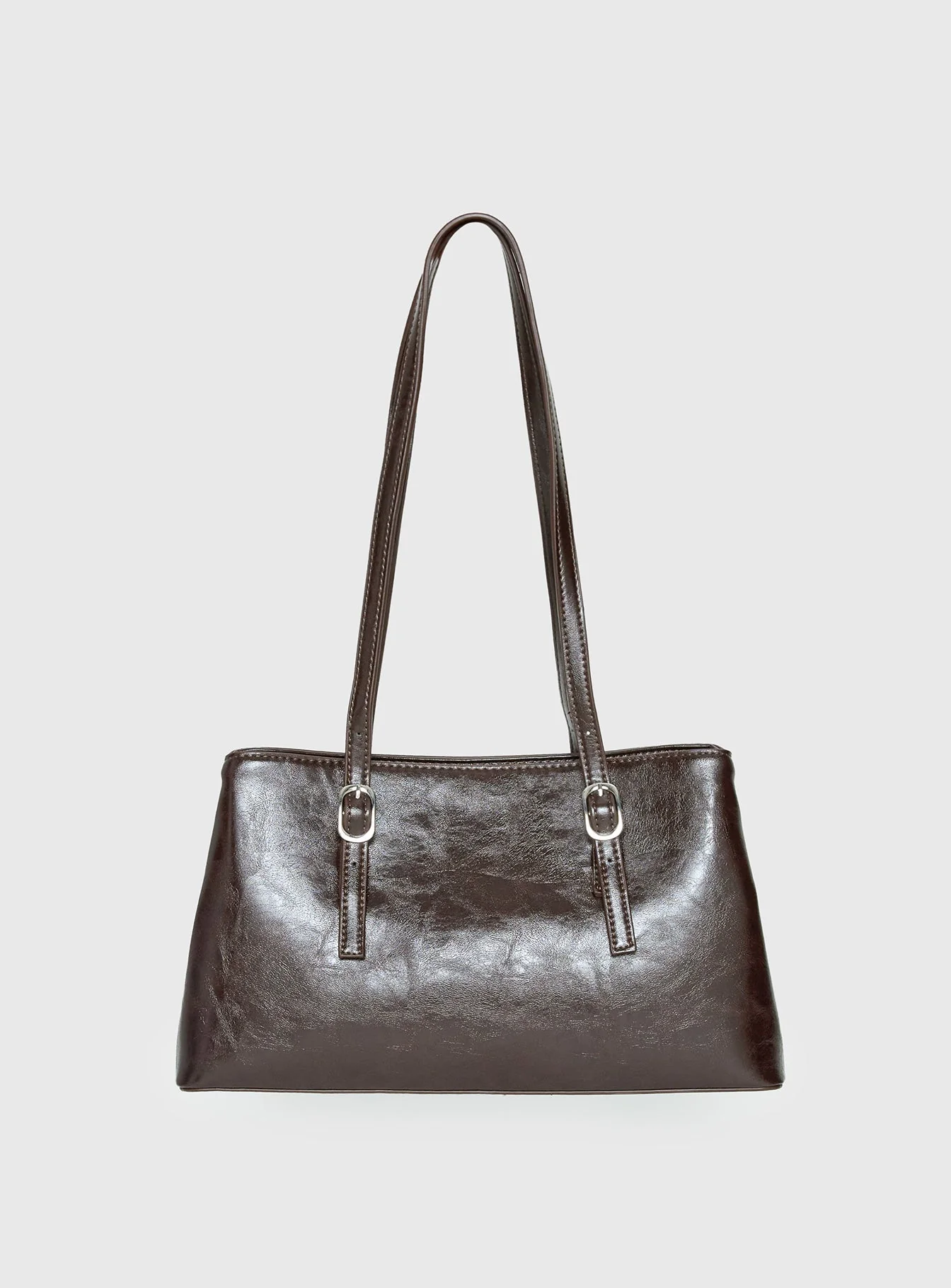 Evrae Shoulder Bag Washed Brown - Image 2