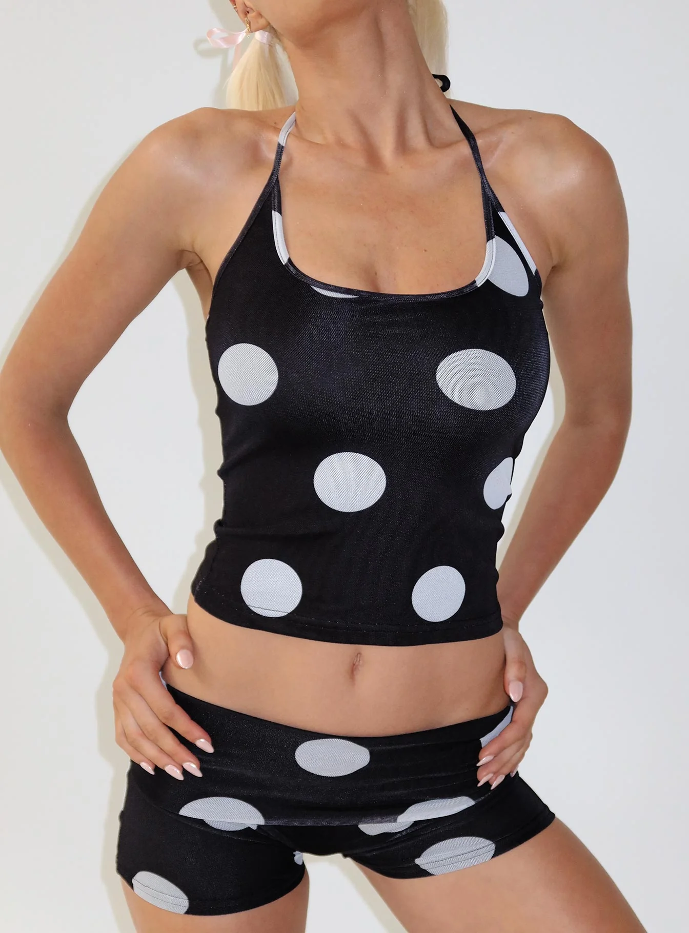 Ezekiel Micro Shorts Black Polka - Image 9