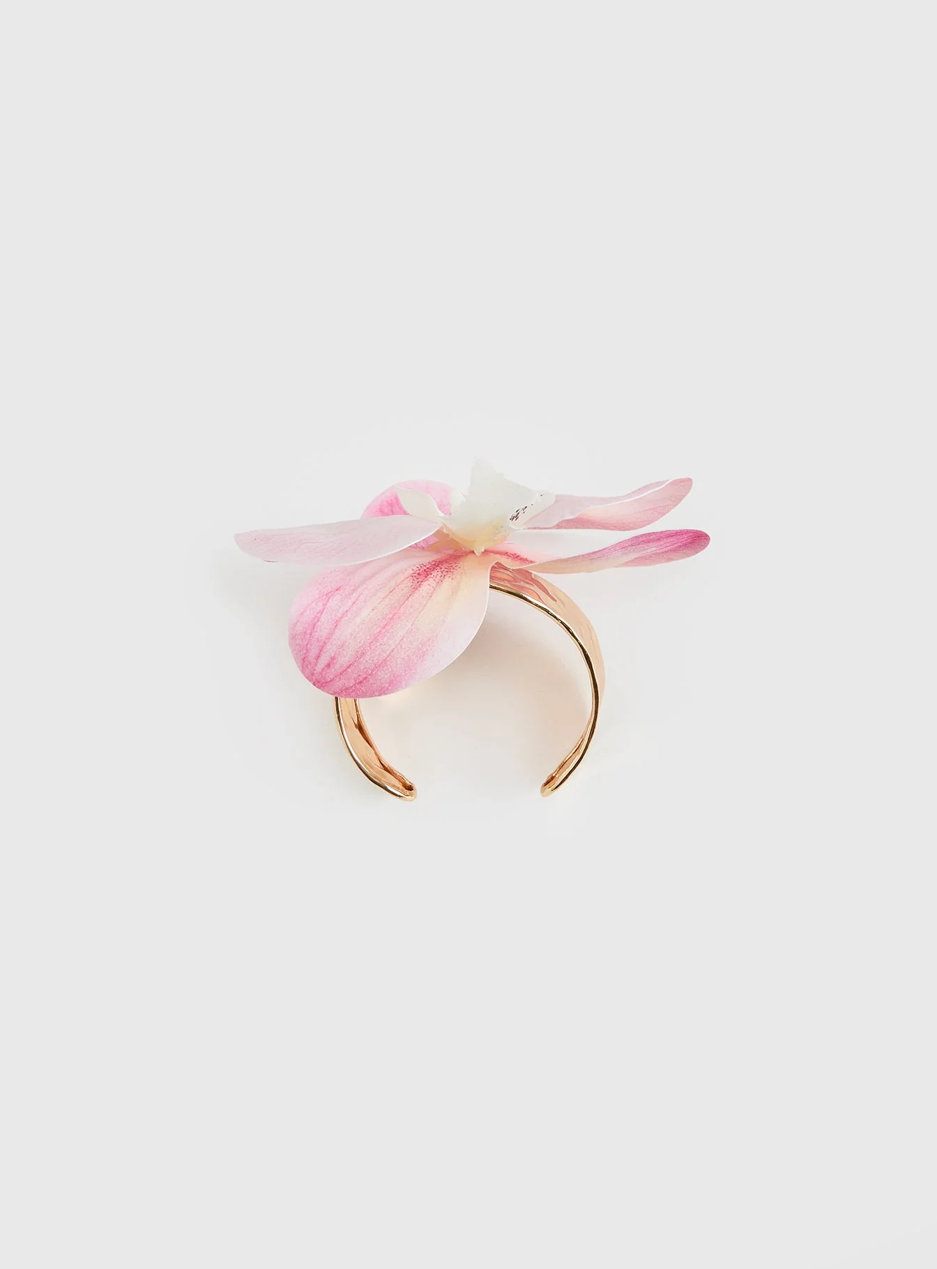 Fantasy Floral Arm Cuff Gold / Pink - Image 4