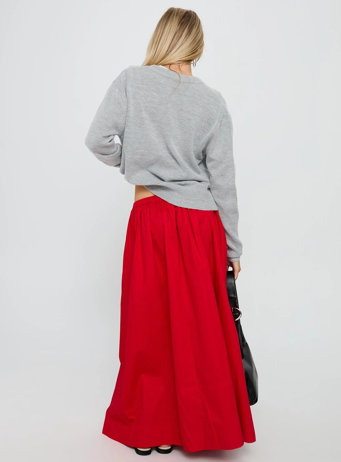 Felipa Maxi Skirt Red - Image 5