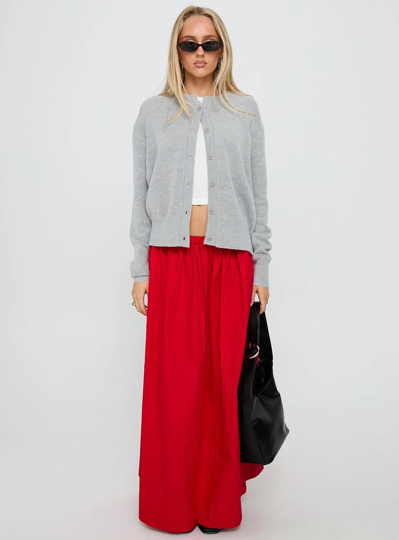 Felipa Maxi Skirt Red - Image 7