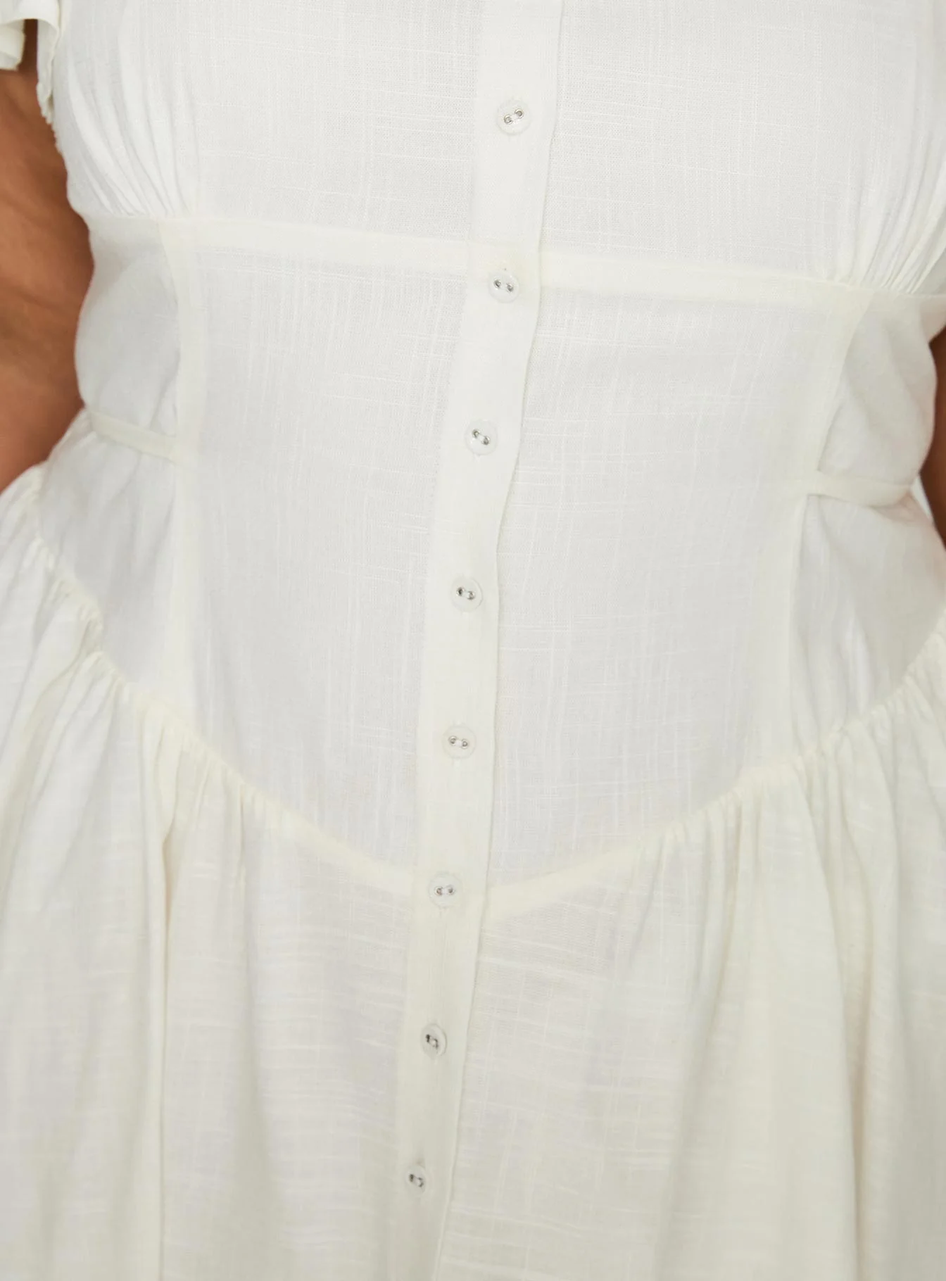 Forever More Mini Dress White Curve - Image 6