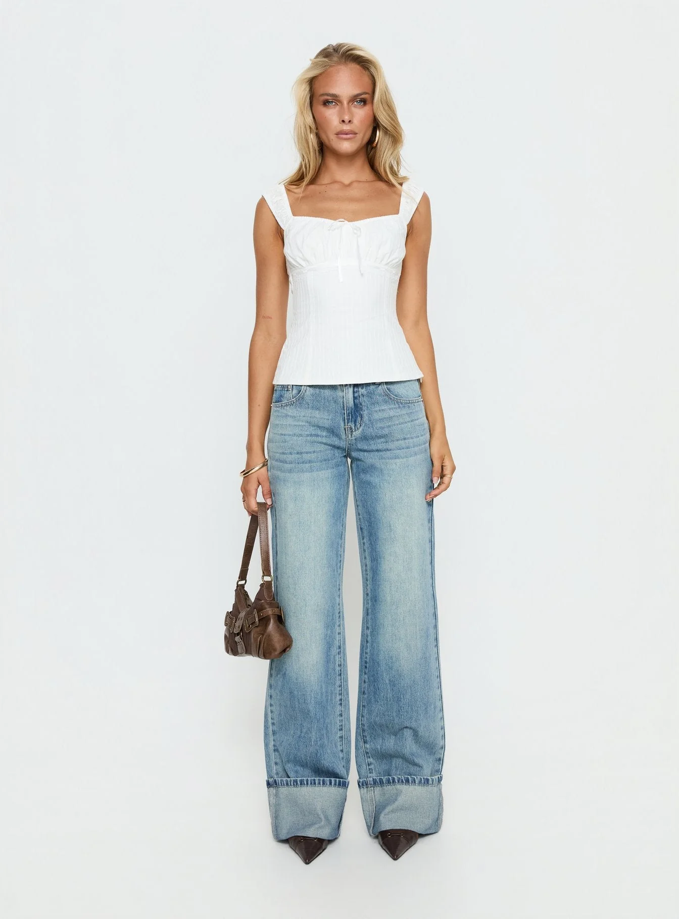 Garconne Textured Top White - Image 7
