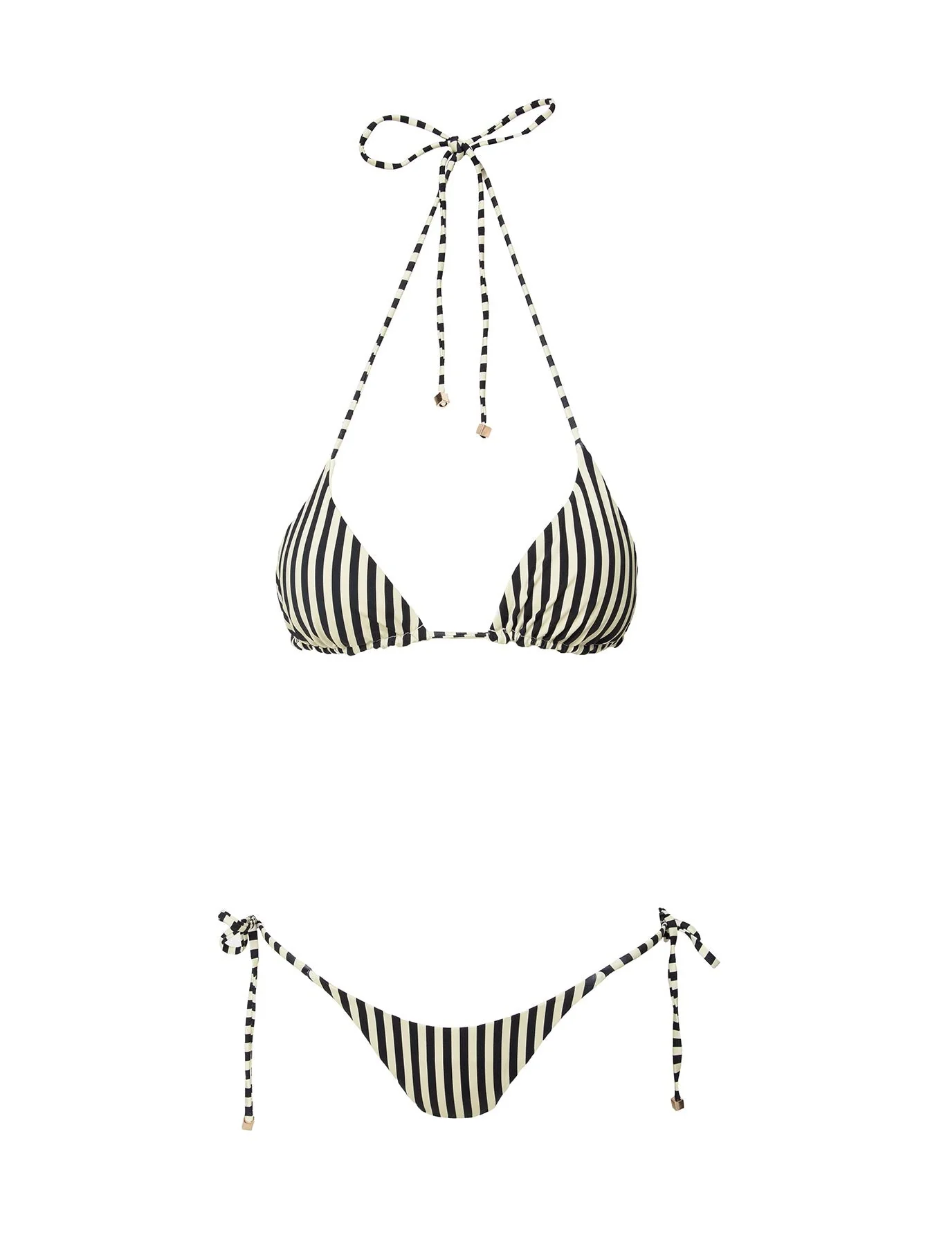 Glora Tie Side Bikini Bottom Multi Stripe - Image 5