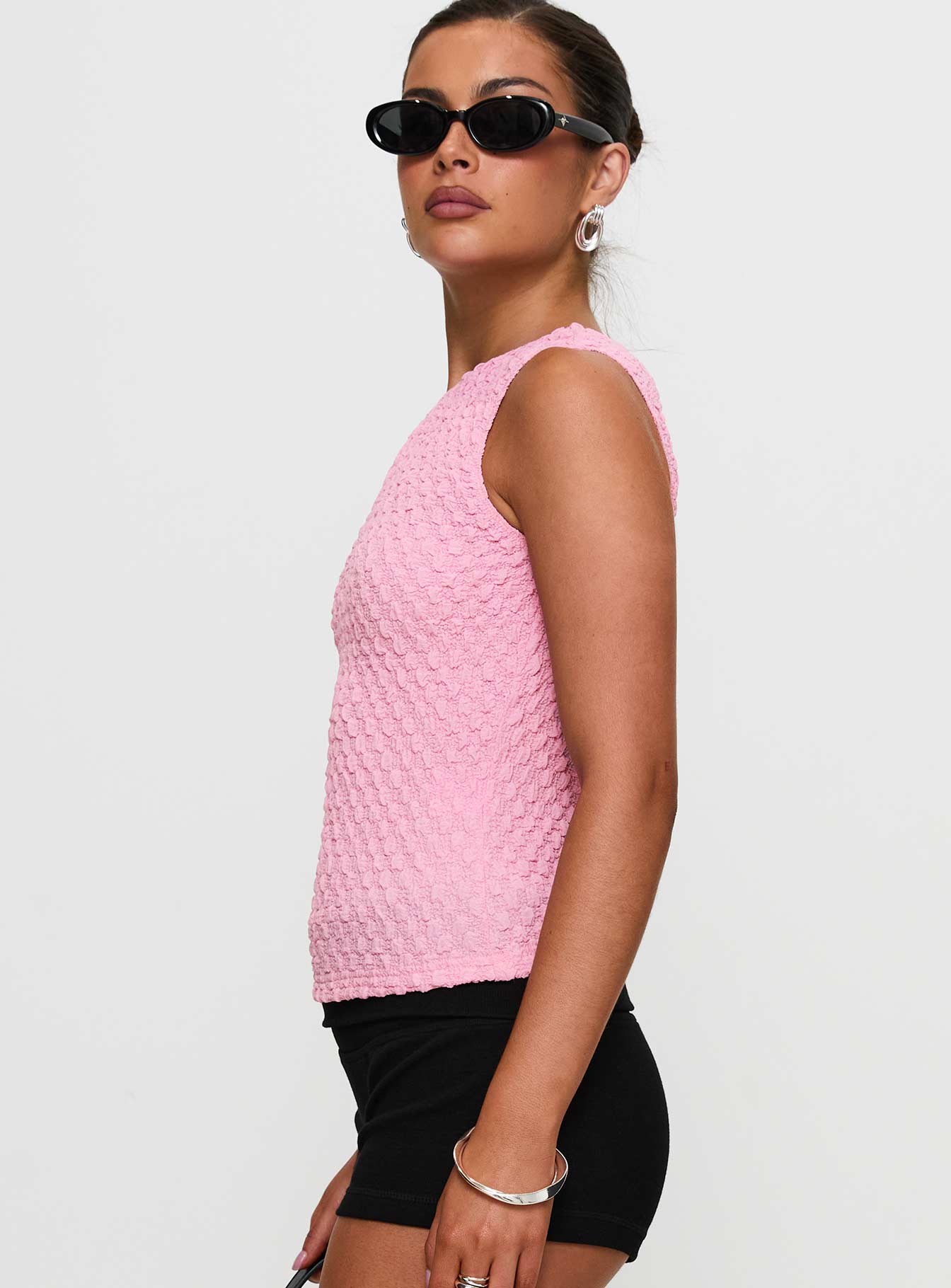 Goodnight And Go Textured Top Pink - Image 4