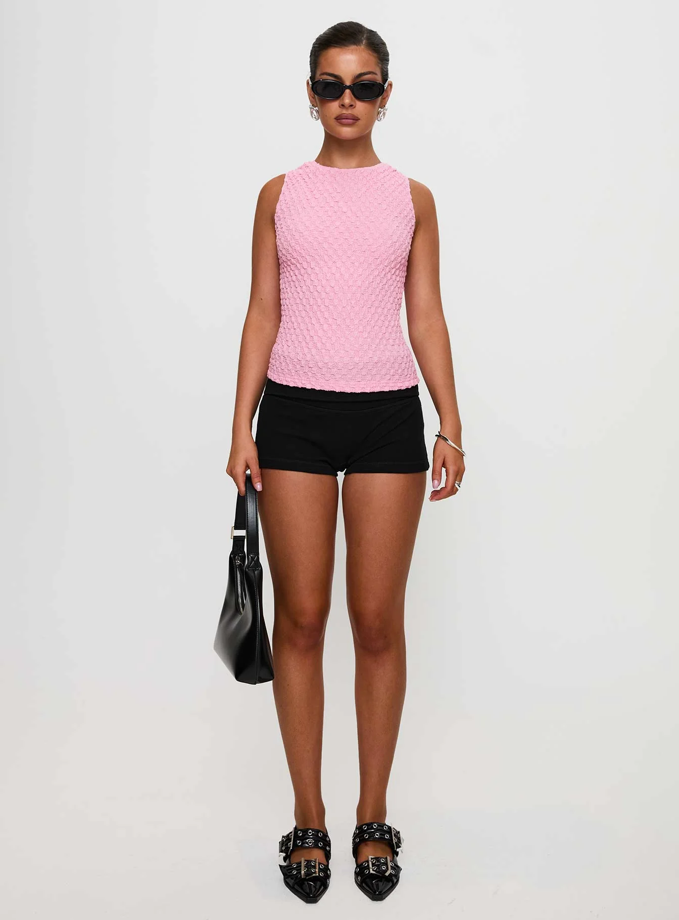 Goodnight And Go Textured Top Pink - Image 7