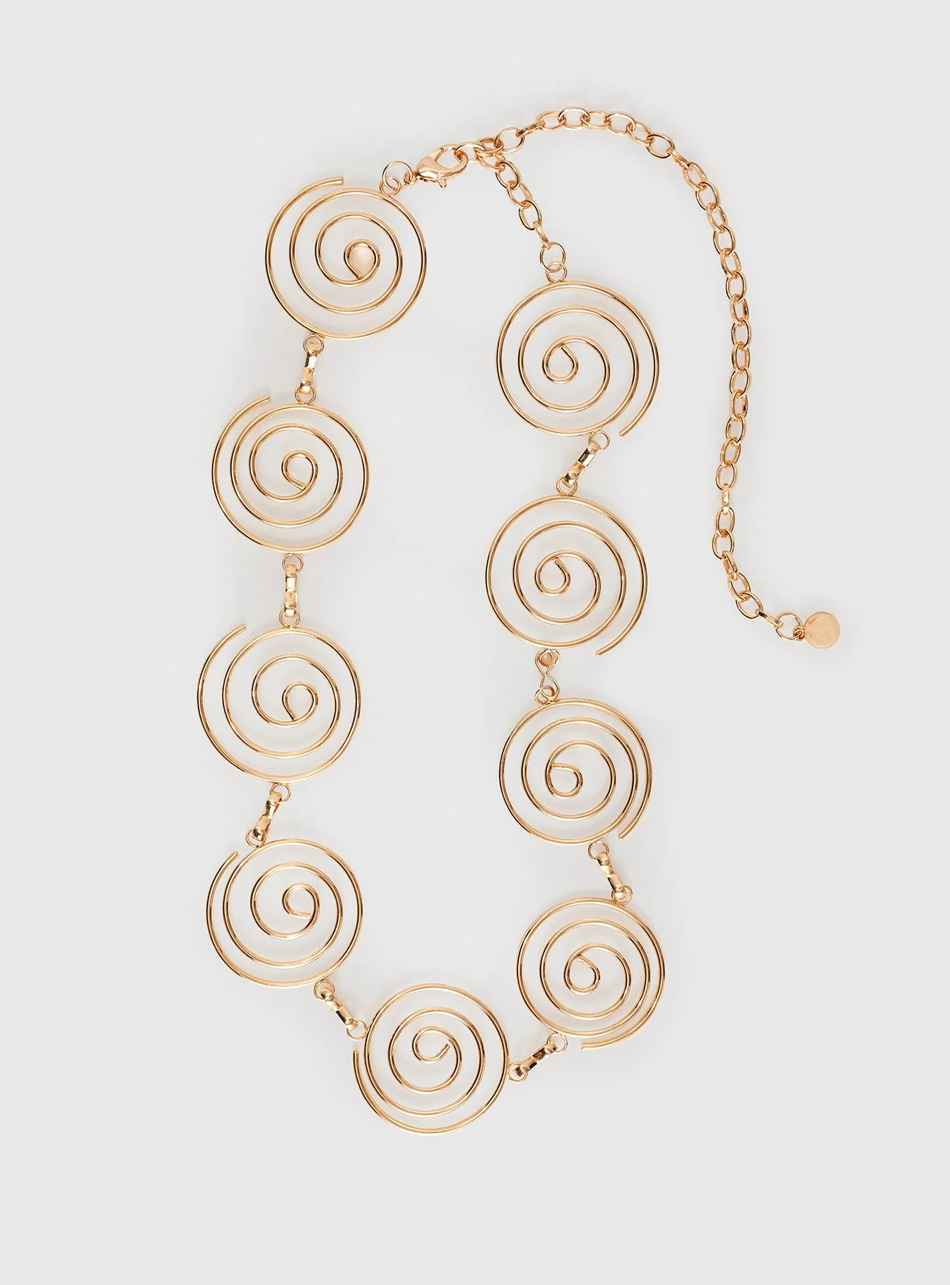 Hoston Spiral Chain Belt Gold - Image 2