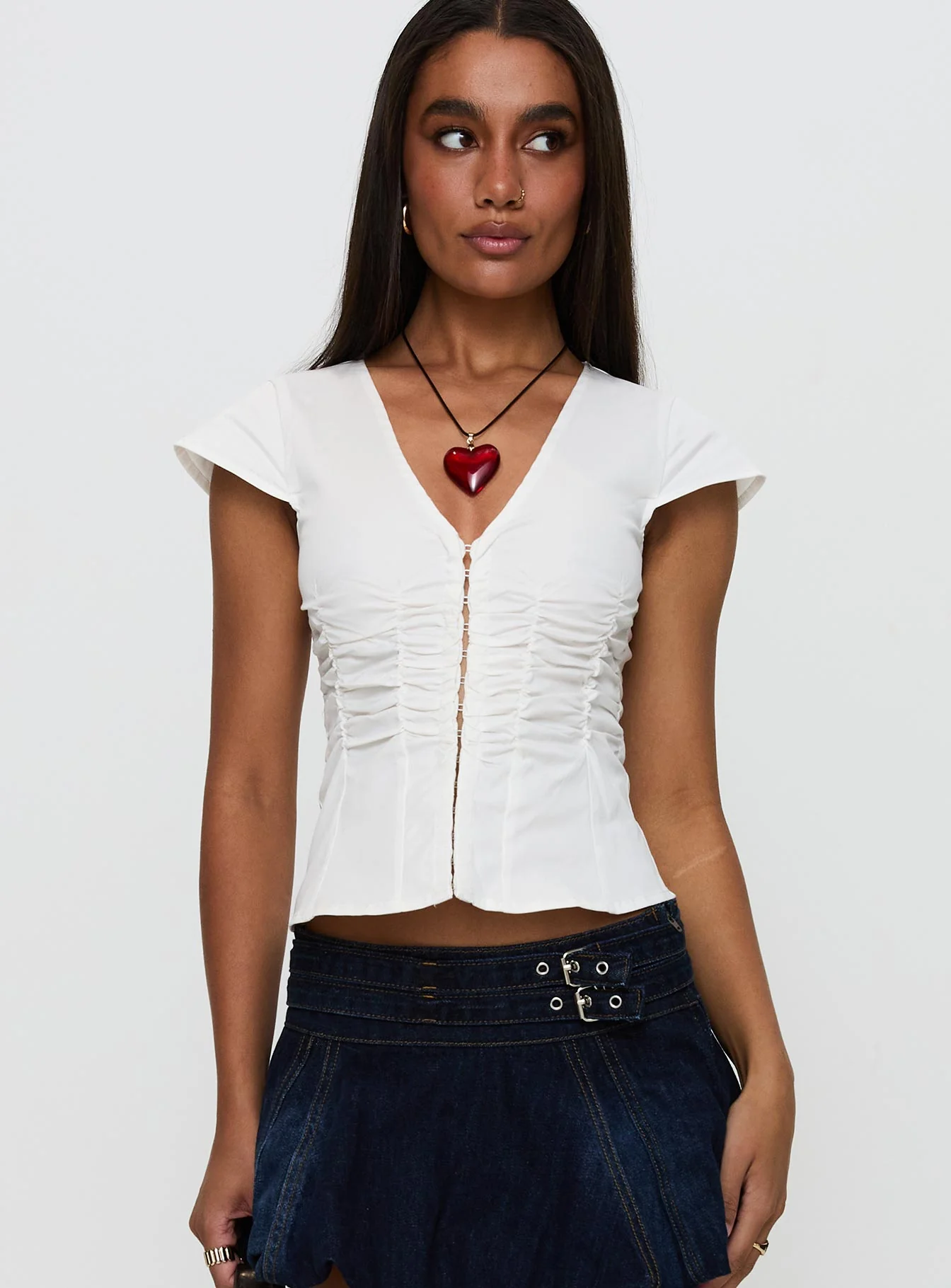 Indulgence Corset Top White - Image 2