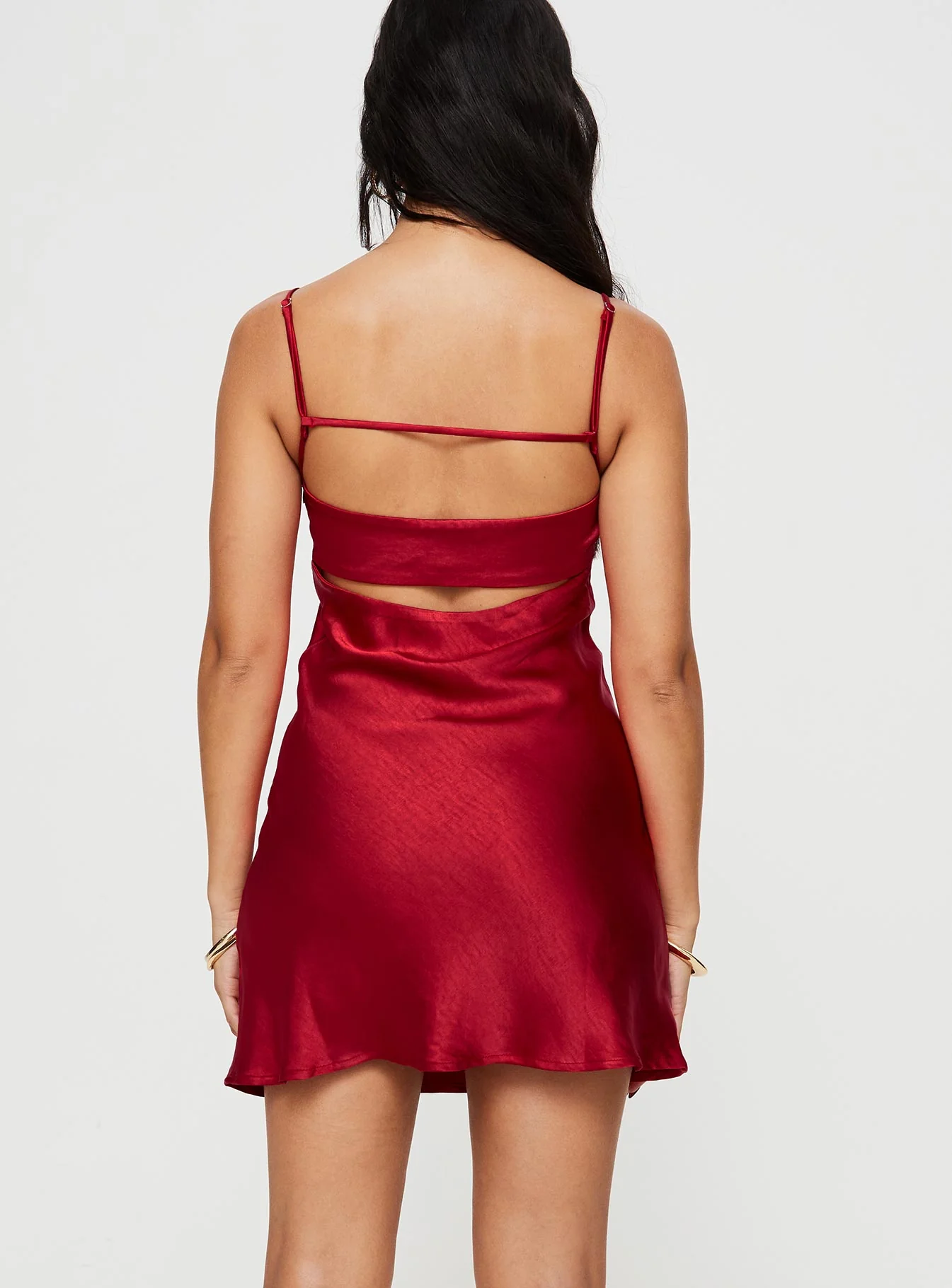 Jazelle Mini Dress Red - Image 7