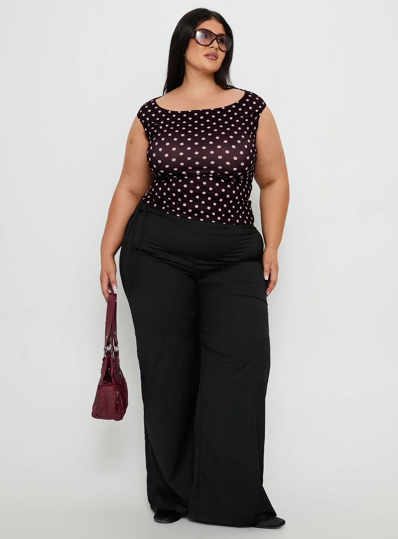 Just Have Fun Wide Leg Pant Black Curve - Image 3