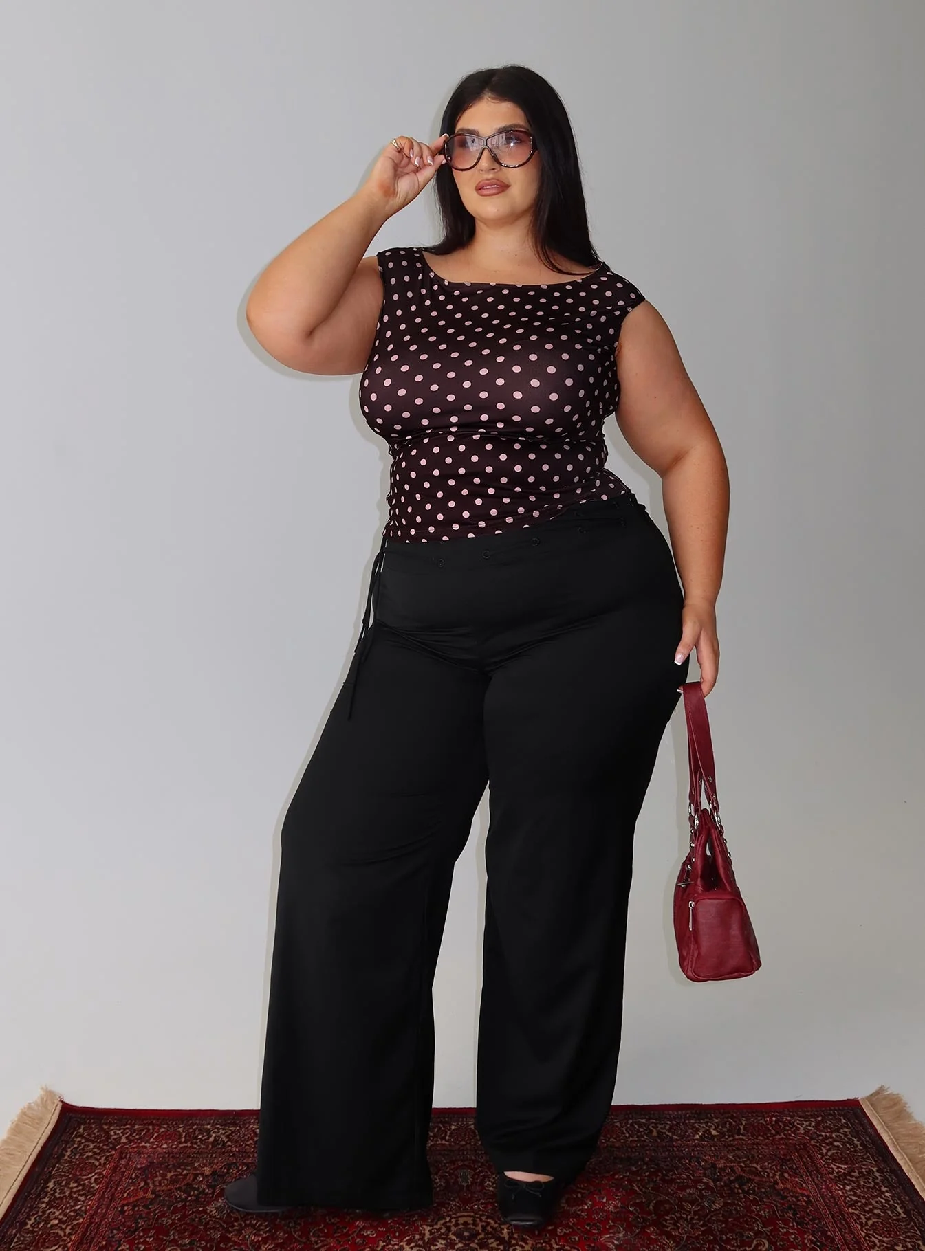 Just Have Fun Wide Leg Pant Black Curve - Image 8