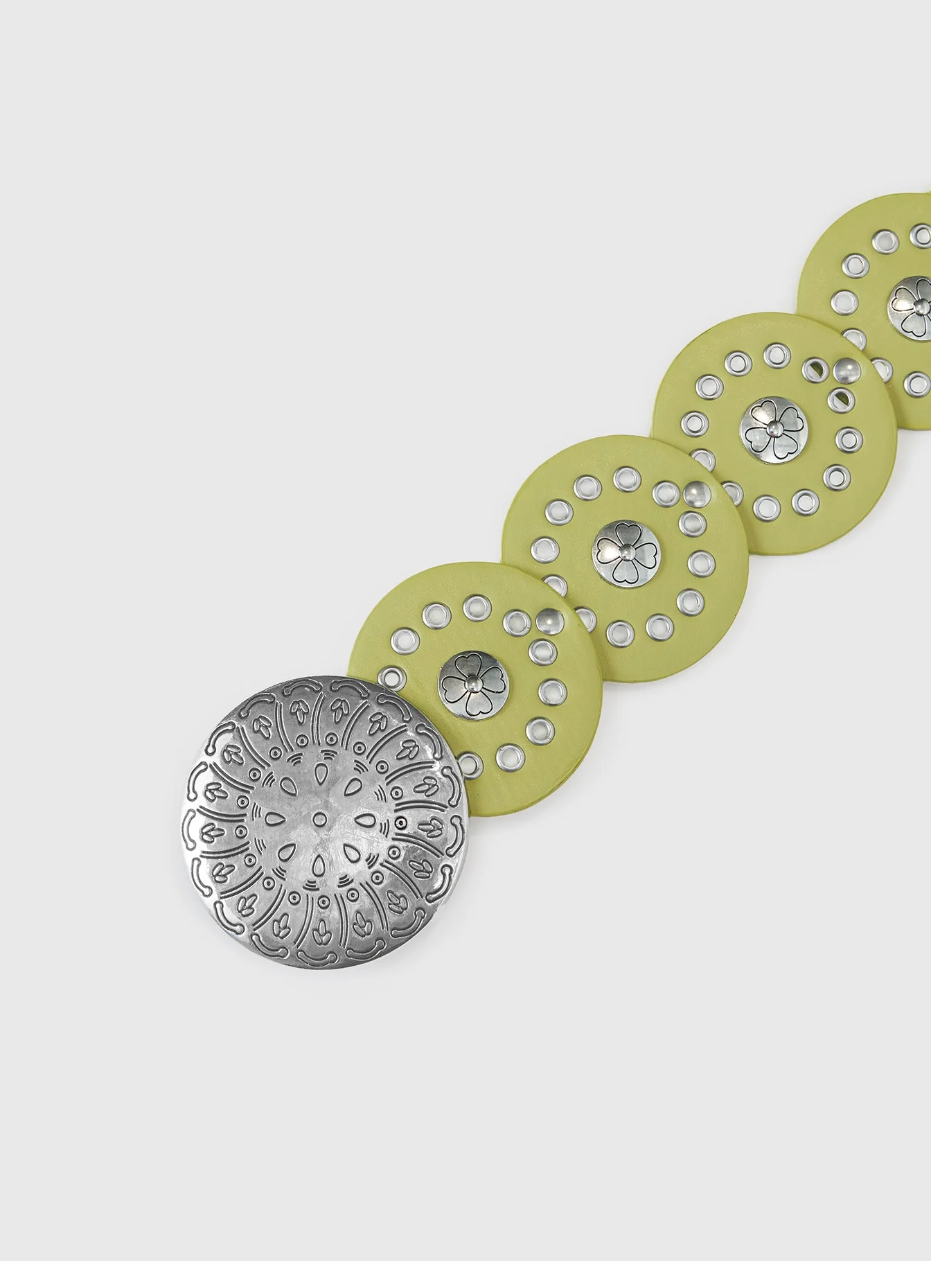 Karelle Belt Lime Green - Image 3