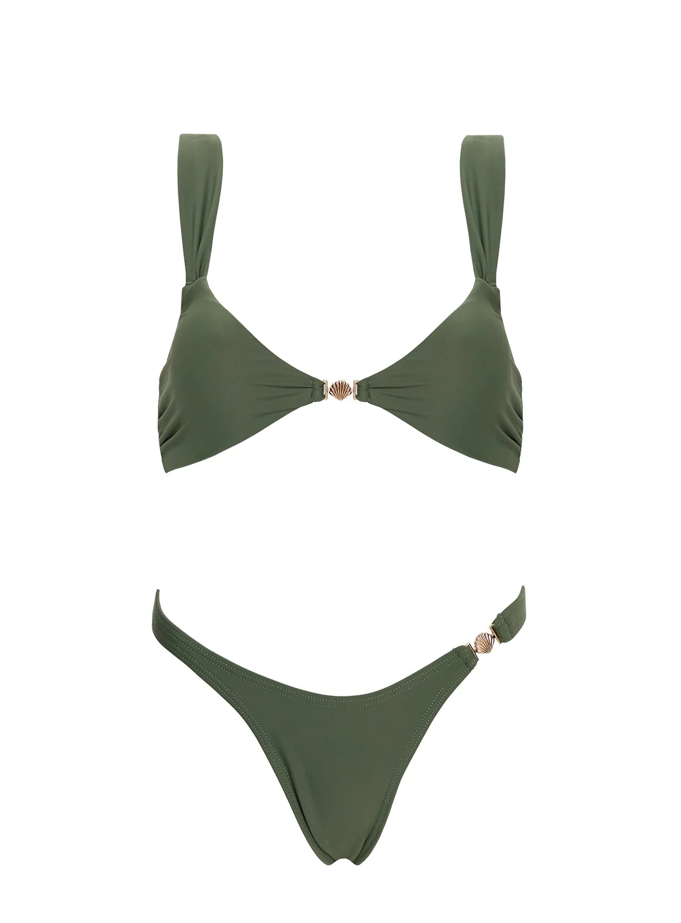 Koana Hardware High Side Bikini Bottoms Green - Image 5
