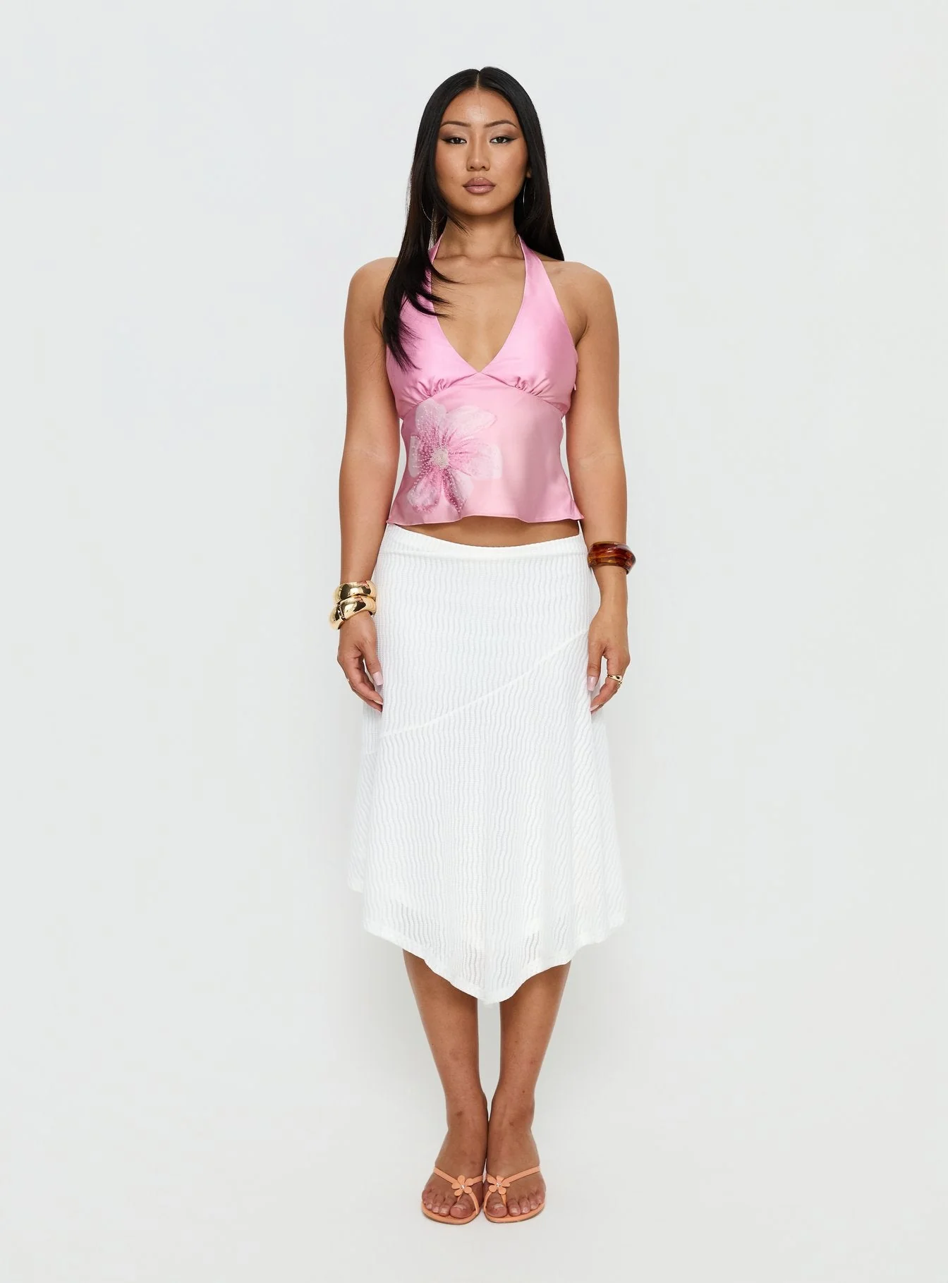 Laleisa Beaded Halter Top Multi - Image 6