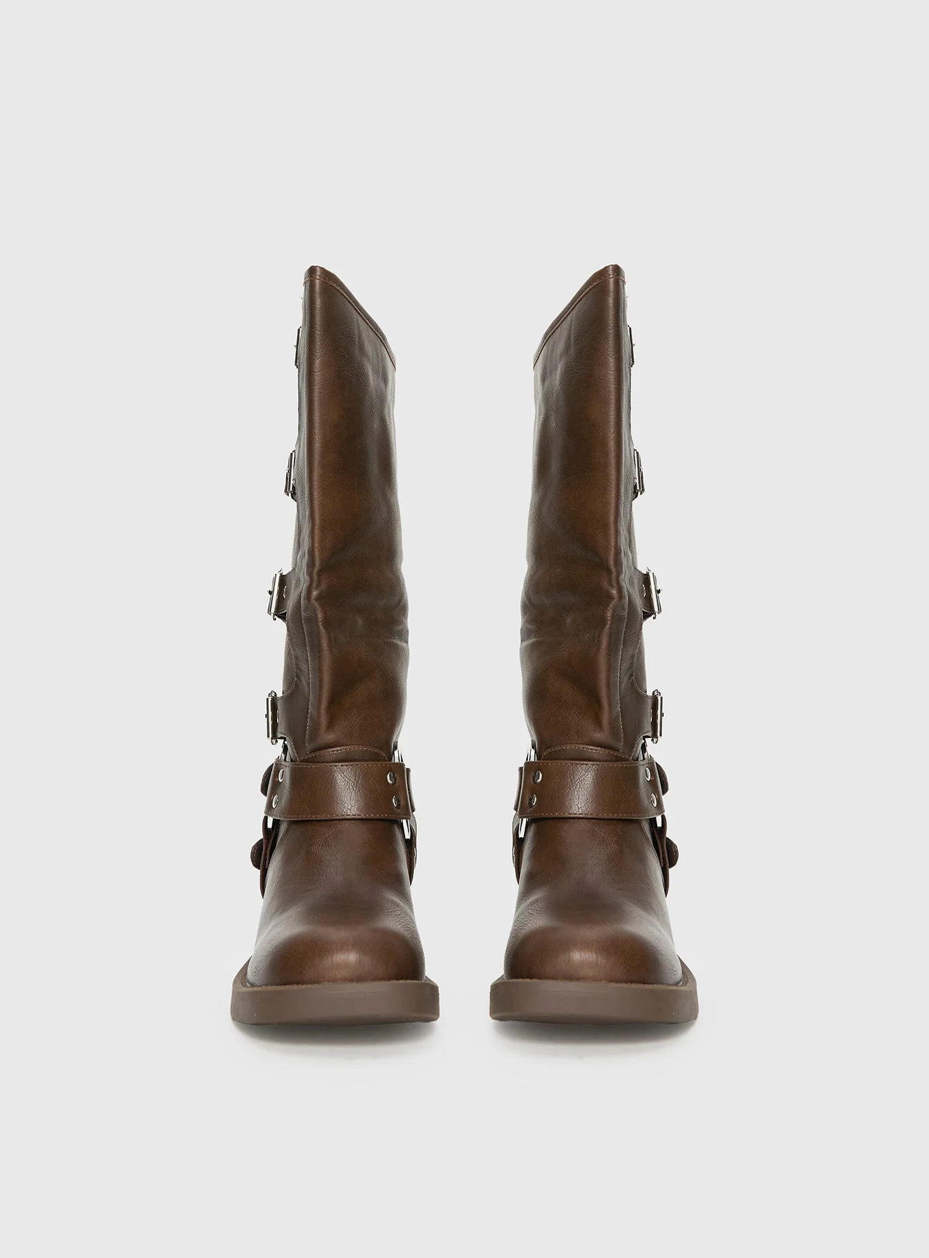 Buckle Down Boots Brown - Image 3