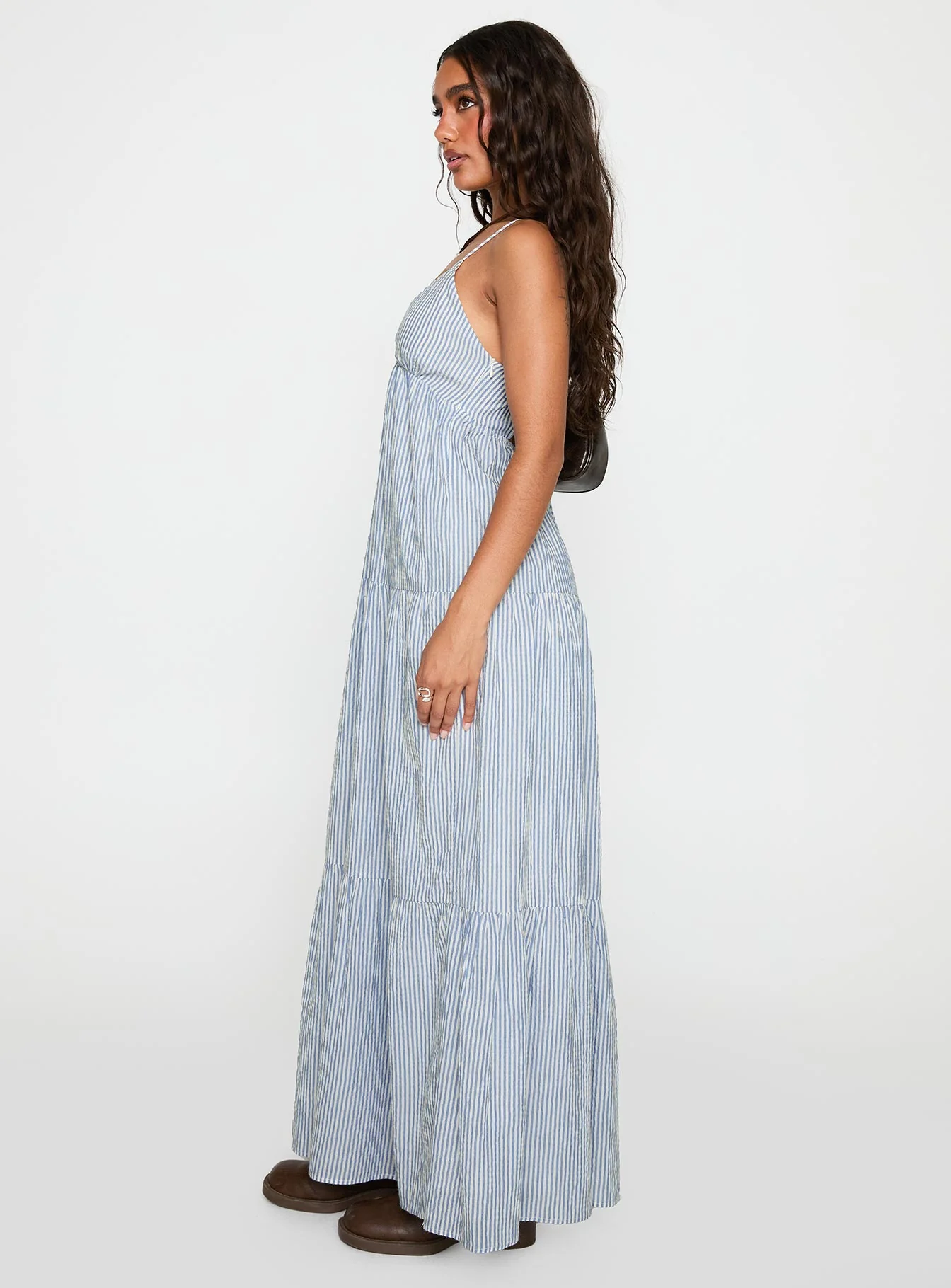Lost Upstate Maxi Dress Blue Stripe - Image 3