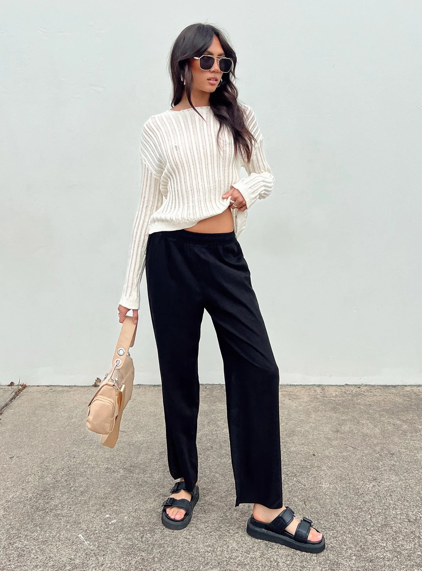 Louis Linen Blend Pants Black - Image 6