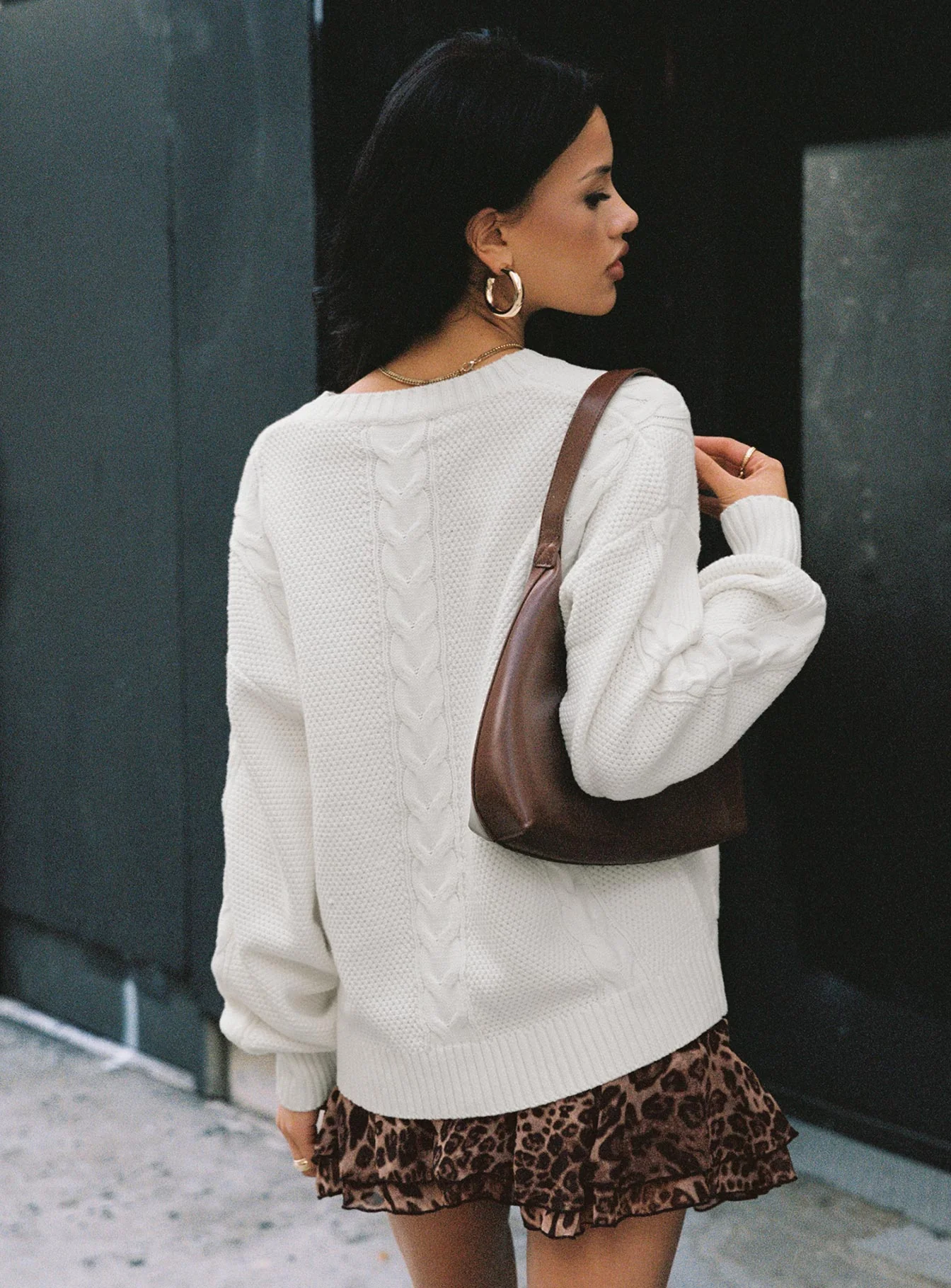 Luned Mini Skirt Leopard Tall - Image 9