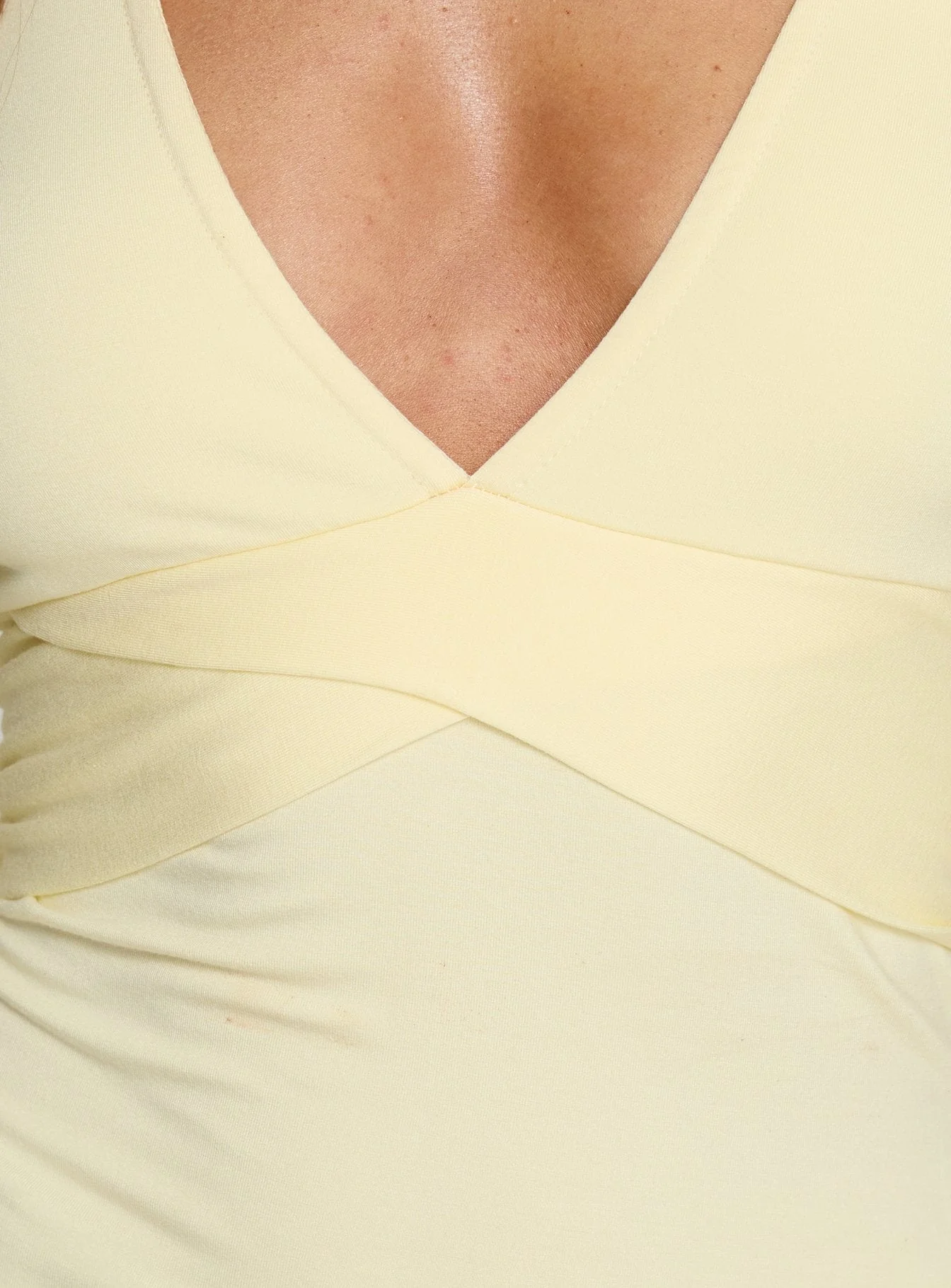 Madelon Long Sleeve Wrap Top Butter - Image 6